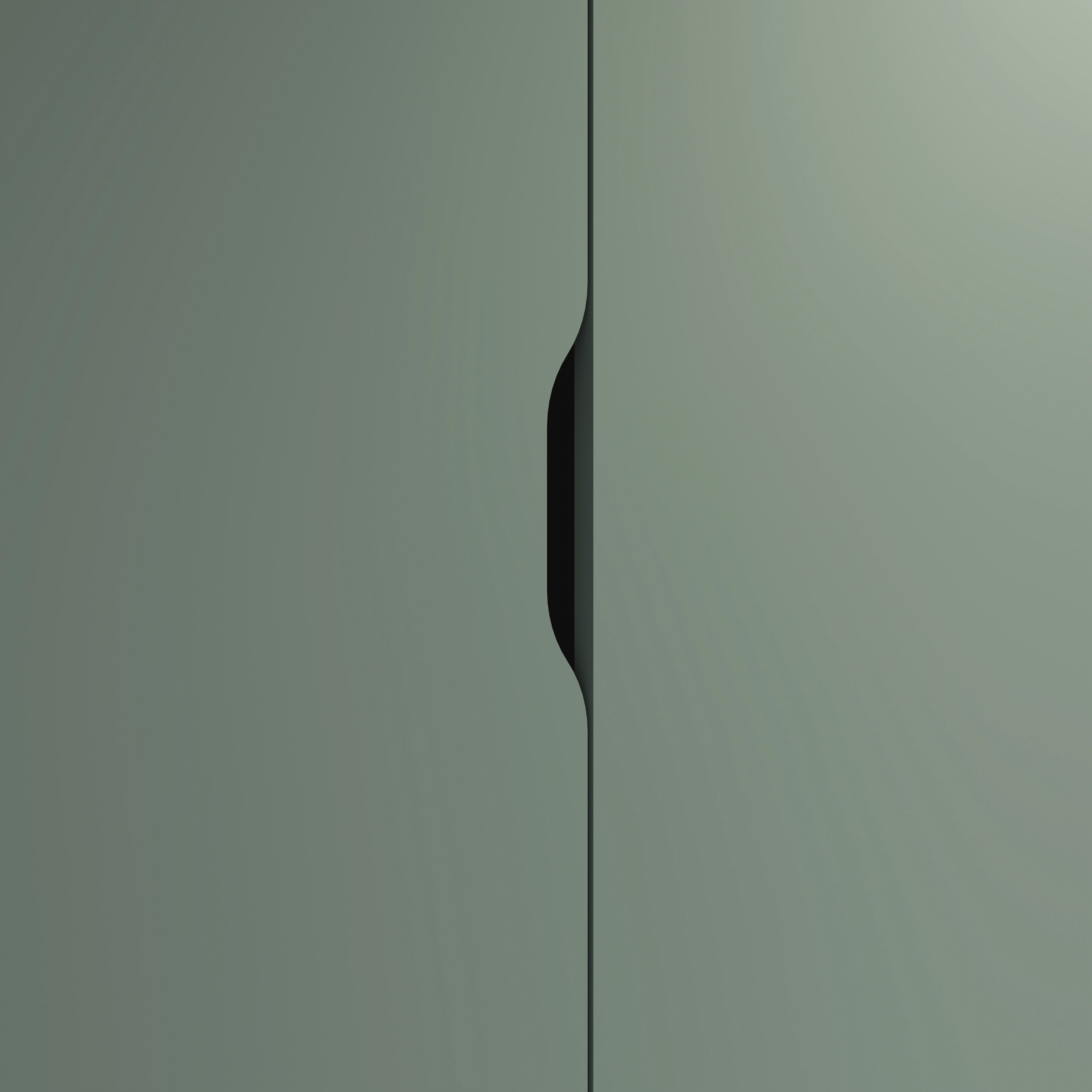 FORTE Drehtürenschrank Vankka skandinavischer-Stil, viel Stauraum, ohne Griffe (B/H/T ca.140x200x52cm) Made in Europe,mit Einlegeböden+Kleiderstange+Schubladen,grifflos