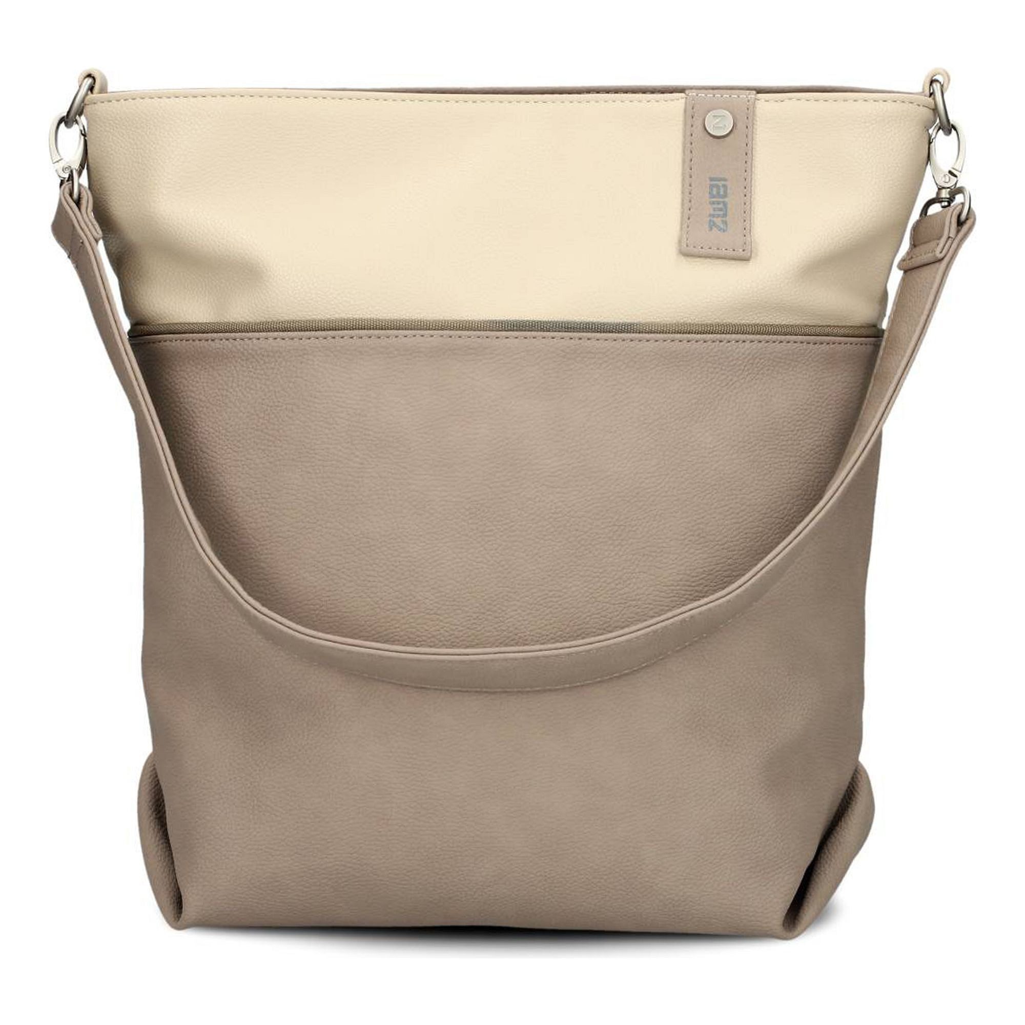 Zwei Schultertasche Jana, Polyurethan