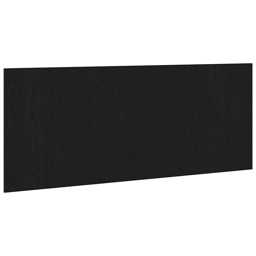 vidaXL Bett Bettkopfteil Schwarz Eichen-Optik Holzwerkstoff (1-tlg)