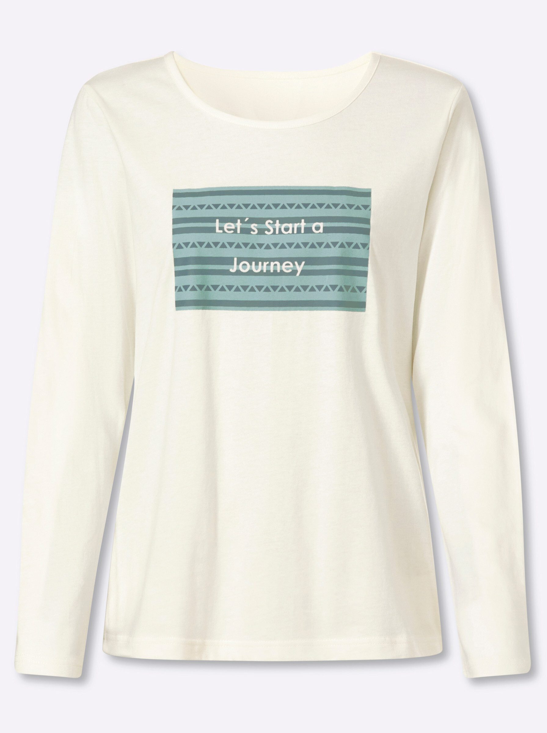 Sieh an! T-Shirt Rundhals-Shirt Langarm – Bild 5 von 5