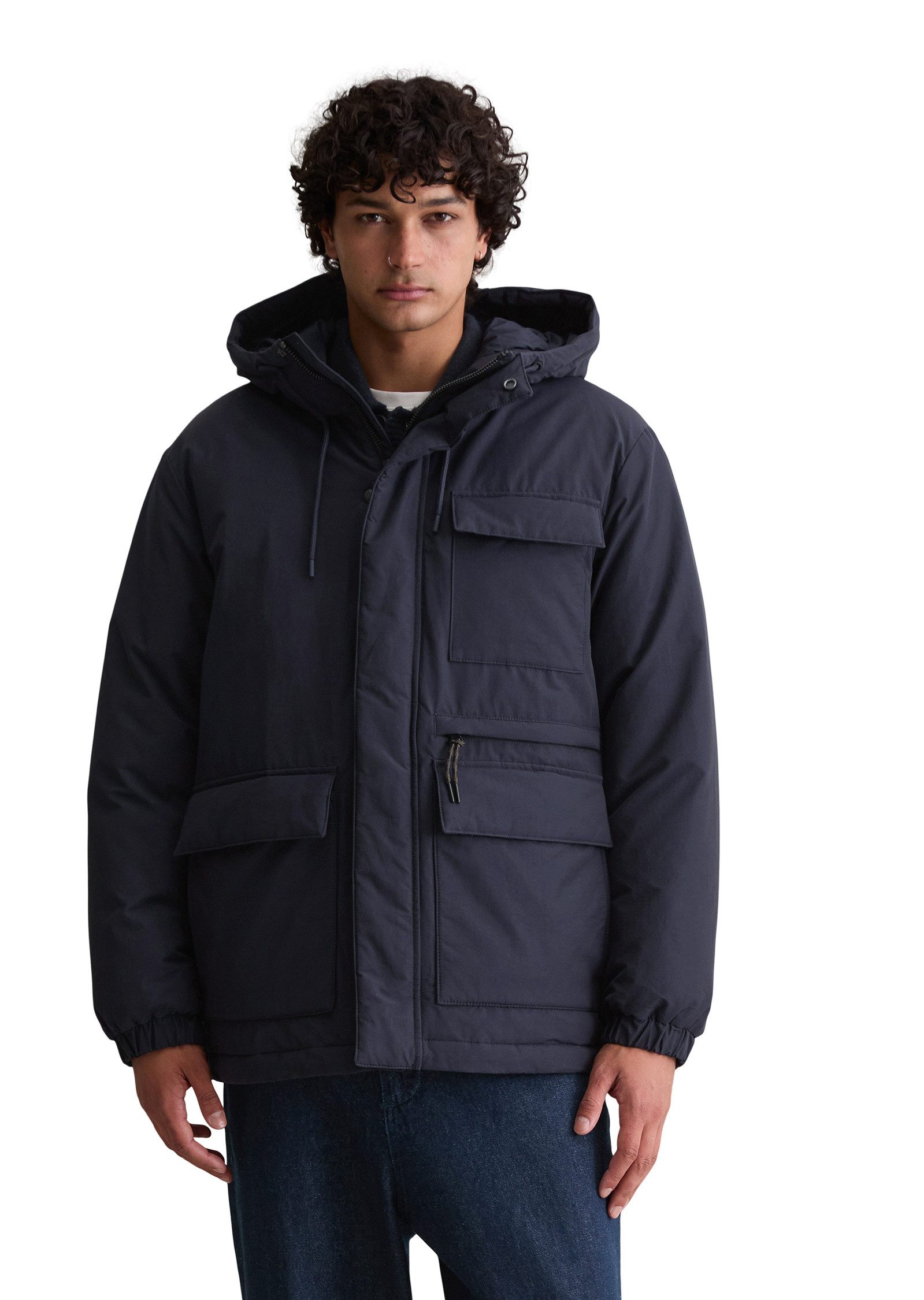 Marc O'Polo DENIM Kurzmantel wasserabweisend mit leichter Wattierung