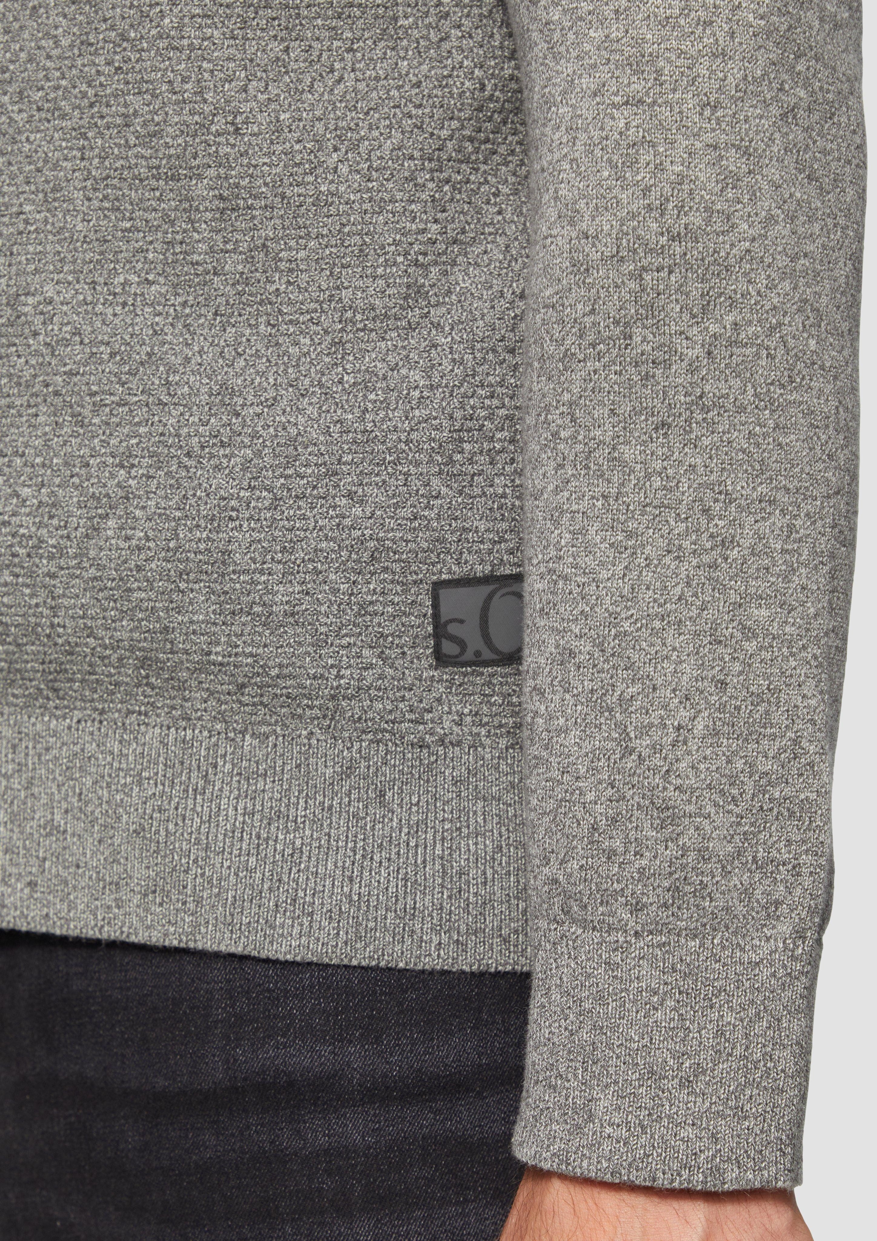 s.Oliver Strickpullover Strickpullover mit Strukturmix und günstig online kaufen