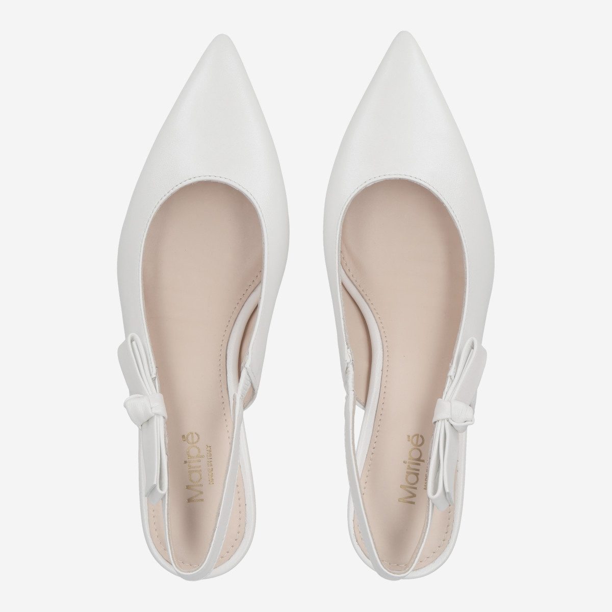 Maripé Maripé RESY-MA V.2, Peeptoes & Slingpumps, Weiß, Damen Peeptoepumps