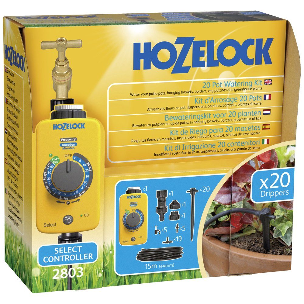 Hozelock Bewässerungsbrause Hozelock 2803 1240 Tropfbewässerung-Set Steckkupplung Schlauchlänge: