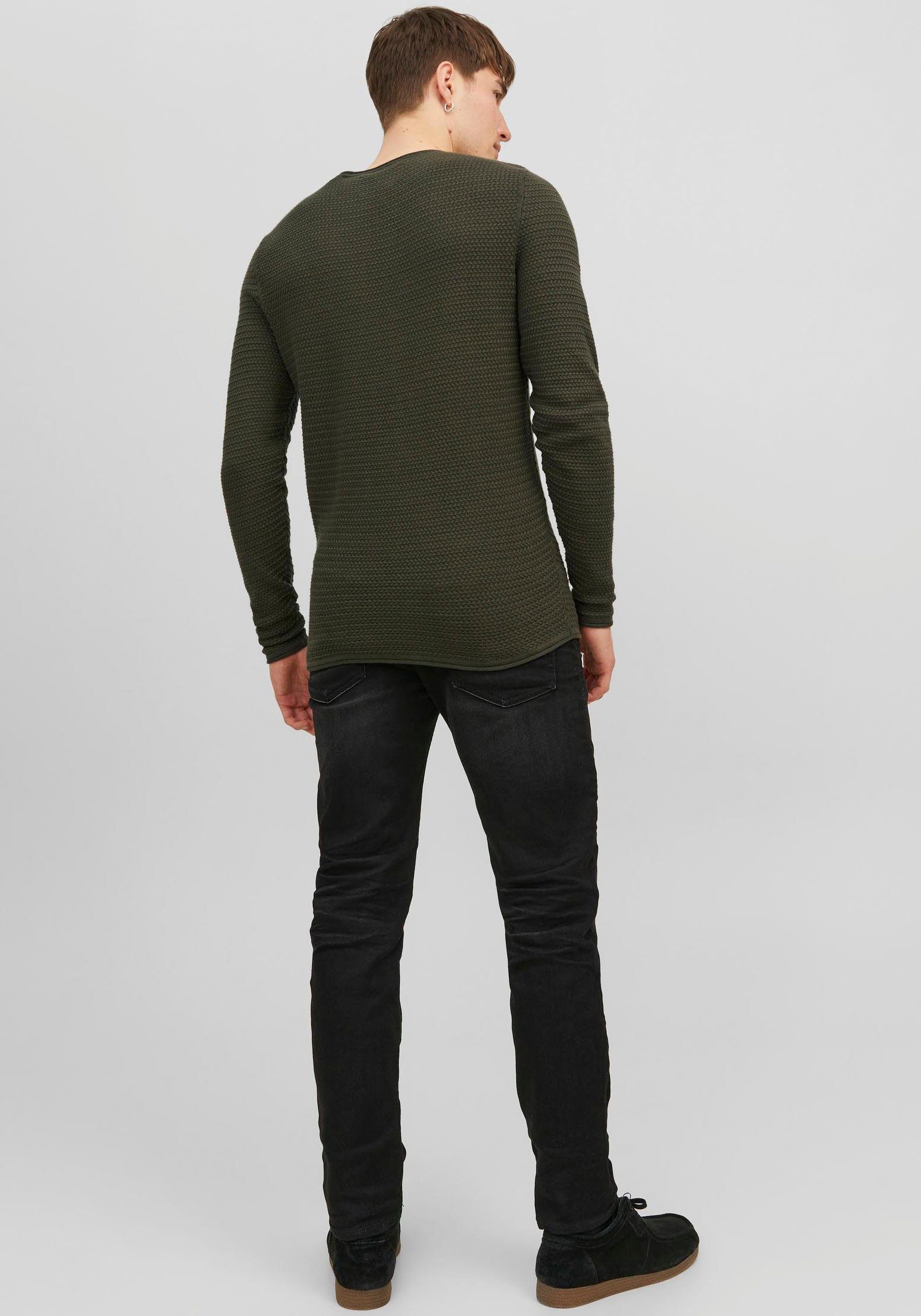 Jack & Jones Rundhalspullover JPRBLUMIGUEL KNIT günstig online kaufen
