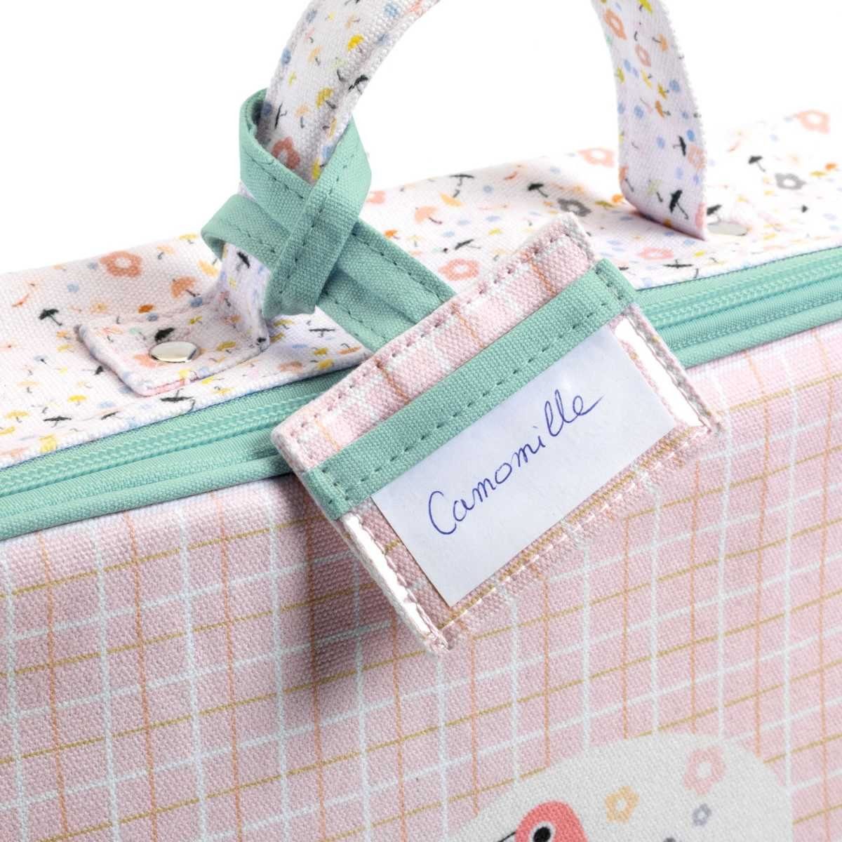 DJECO Puppen Koffer Pomea Maleta mit Griff DJ07860