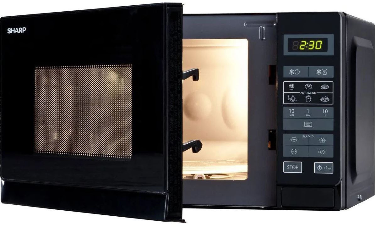 Sharp Mikrowelle R242BKW, Mikrowelle, 20 l