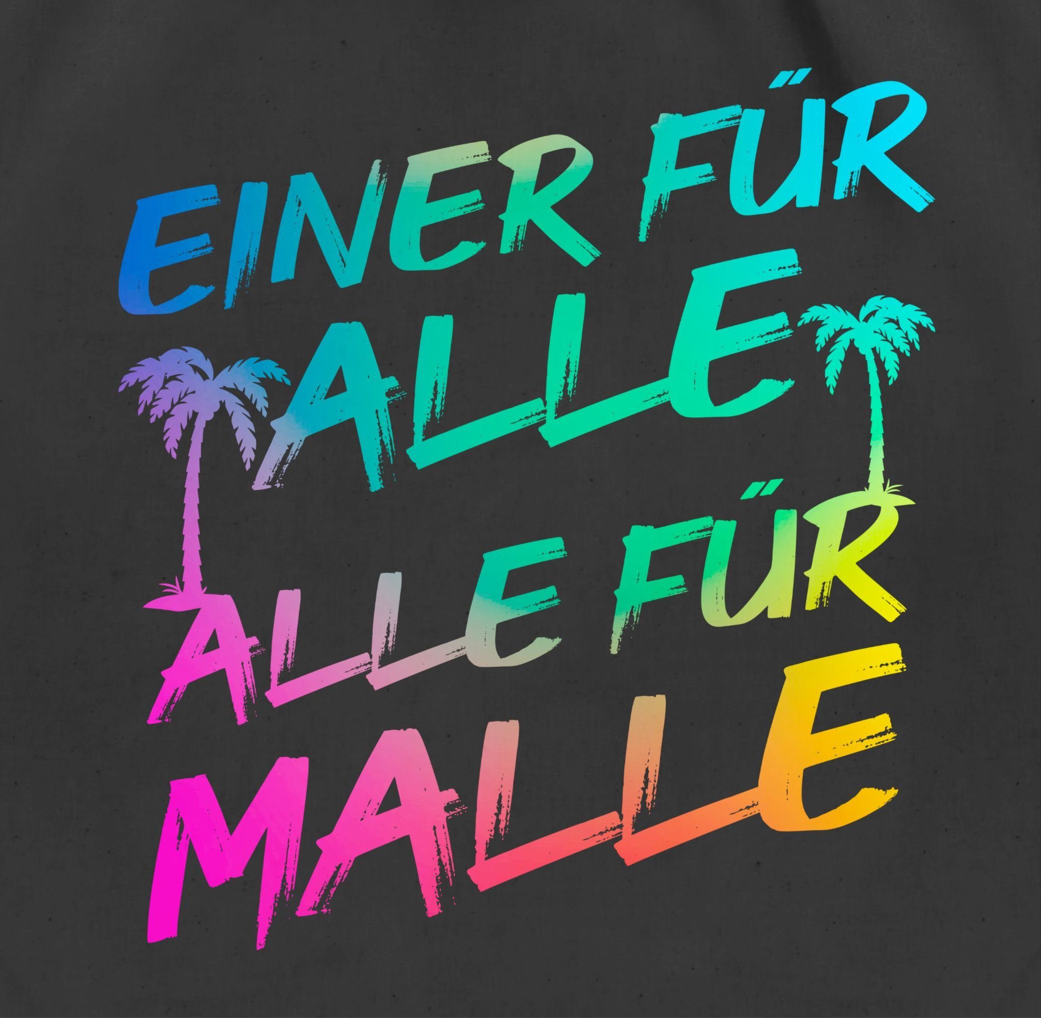 Shirtracer Turnbeutel Einer für alle Alle günstig online kaufen