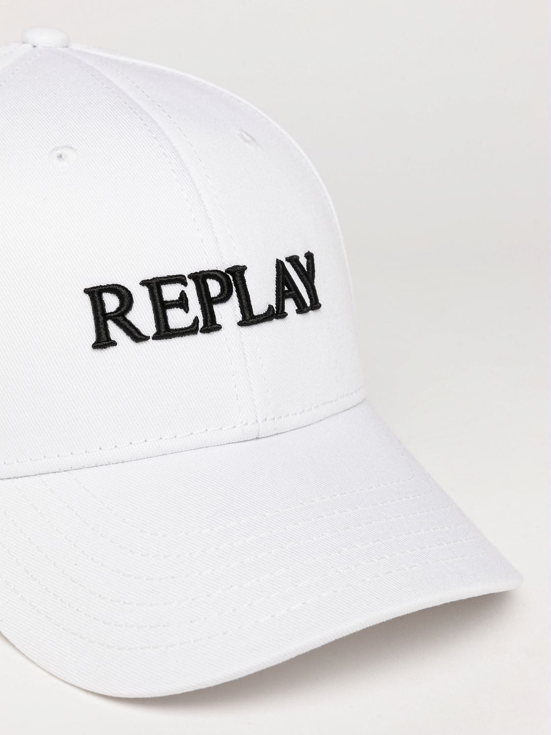 Replay Baseball Cap COMPONENTE NATURALE mit Logo-Stickerei