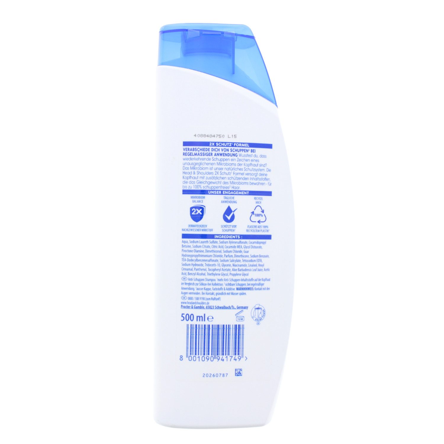 Head & Shoulders Haarshampoo Head & Shoulders Anti Schuppen Shampoo für empfindliche Kopfhaut mit A