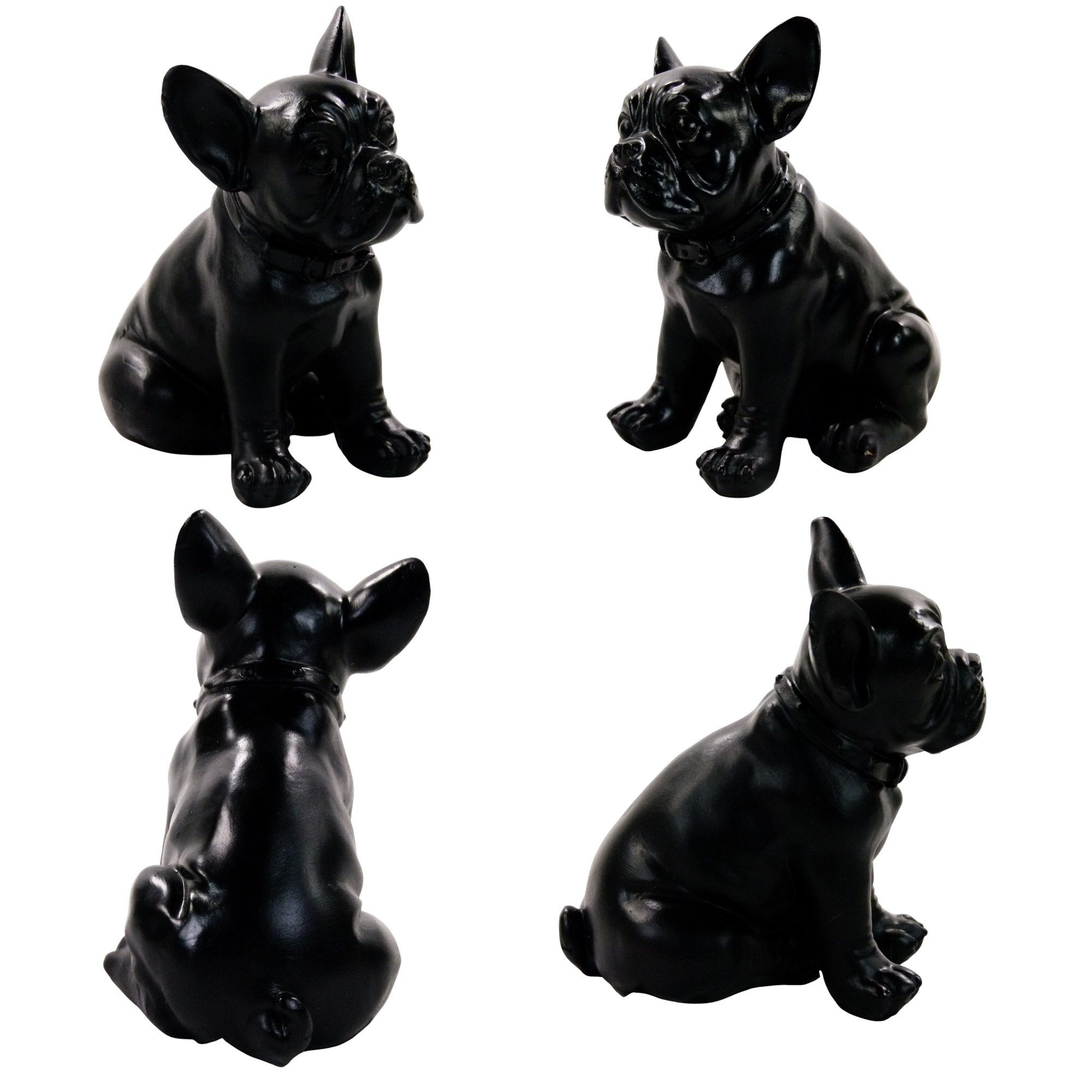 trends for living Dekofigur Bulldogge Mops & Englische Bulldogge Sitzender günstig online kaufen