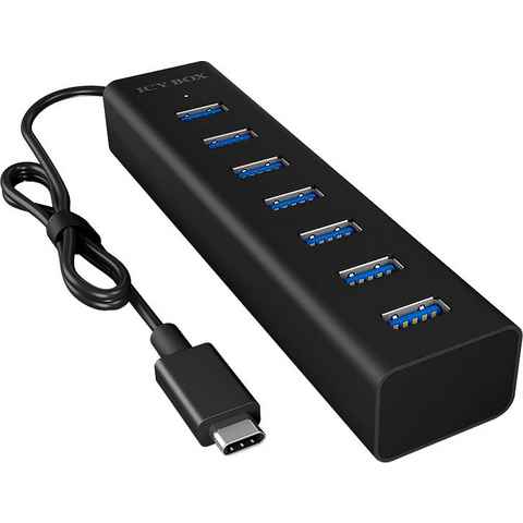 ICY BOX Type-C™ zu 7 Port USB 3.0 Hub Computer-Adapter