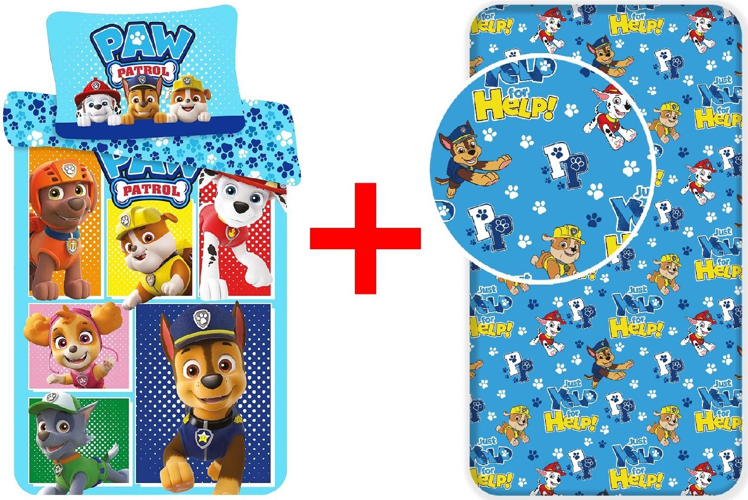 Kinderbettwäsche Paw Patrol, 2 teilig günstig online kaufen