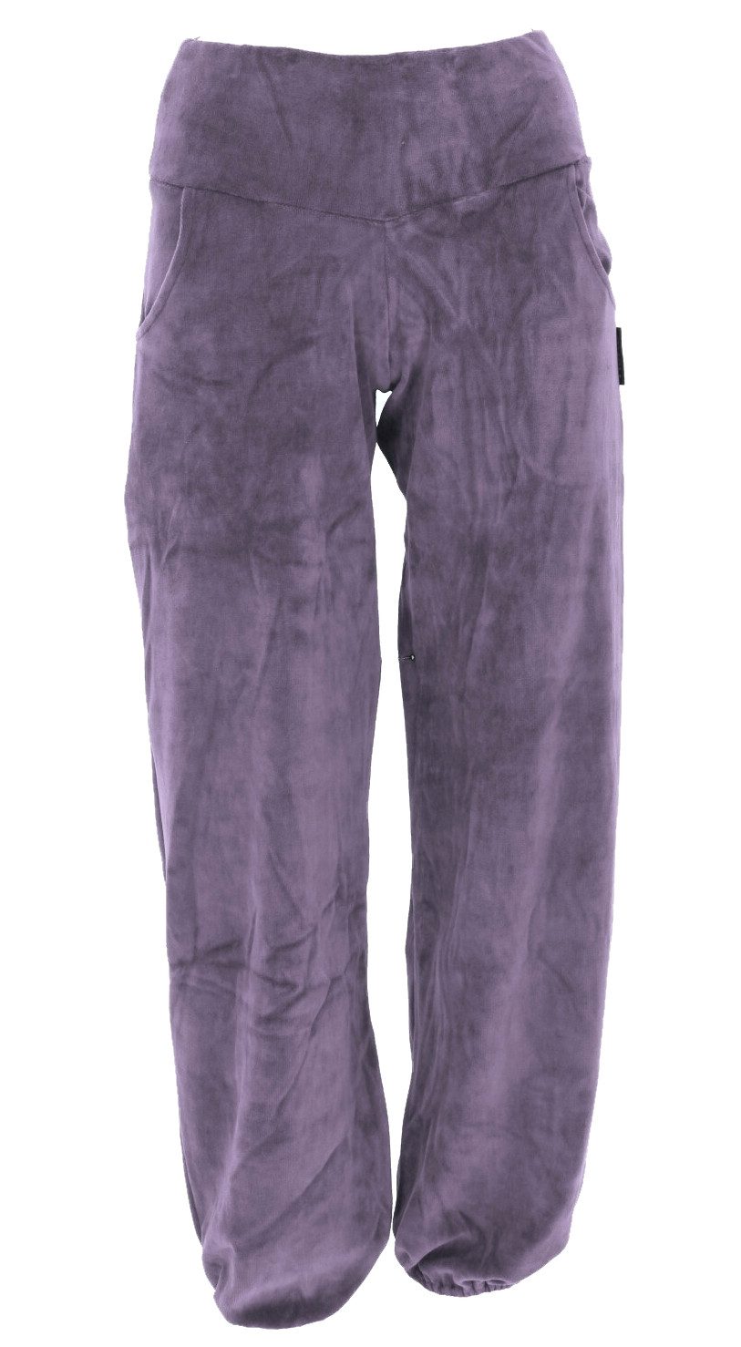 Guru-Shop Relaxhose Boho Samt Pluderhose, Wohlfühlhose, Yogahose -.. altern günstig online kaufen