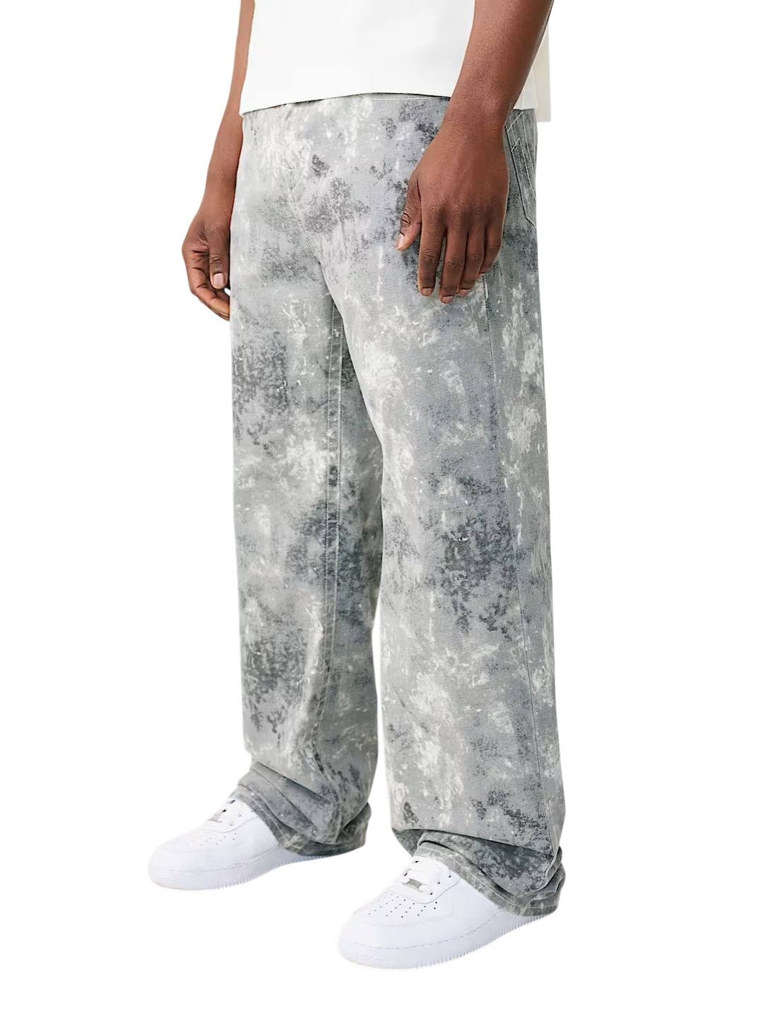 True Religion Loose-fit-Jeans Hose True Religion Vinny Single Needle No Flap Camouflage-Print