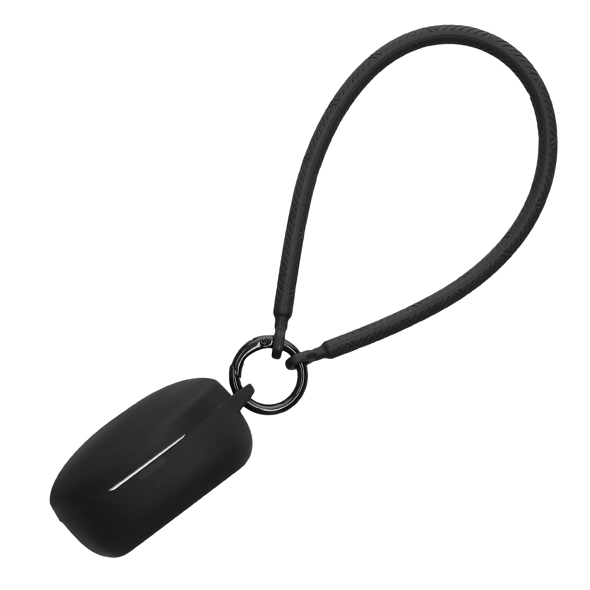 kwmobile Handytasche Hülle für Anker Soundcore Life P2 mini Kopfhörer (1-tlg), Silikon Schutzhülle Etui Case Cover - mit Handschlaufe