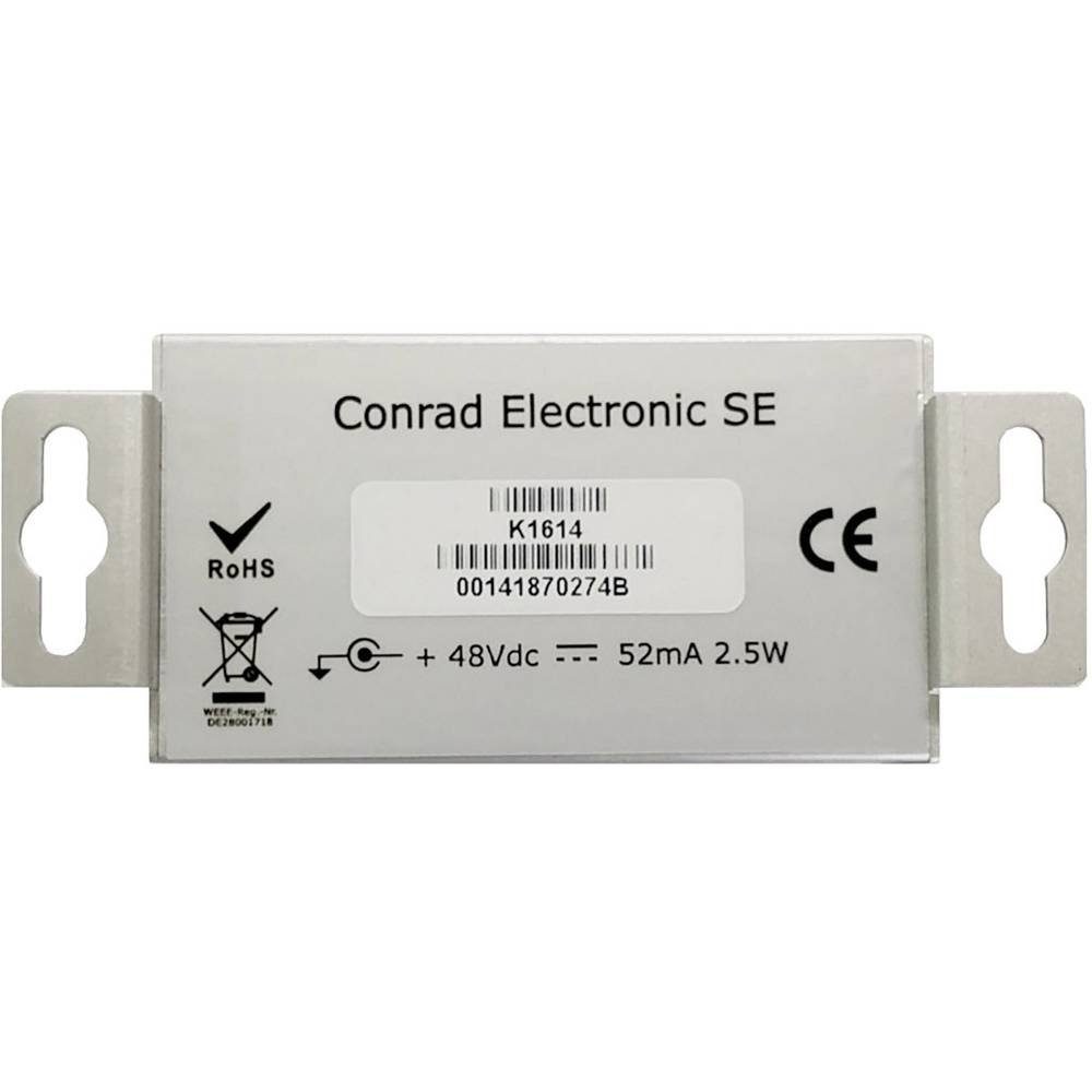 Renkforce Netzwerkverlängerungs-Adapter über RF-1601832 LAN-Kabel, mit PoE-Funktion