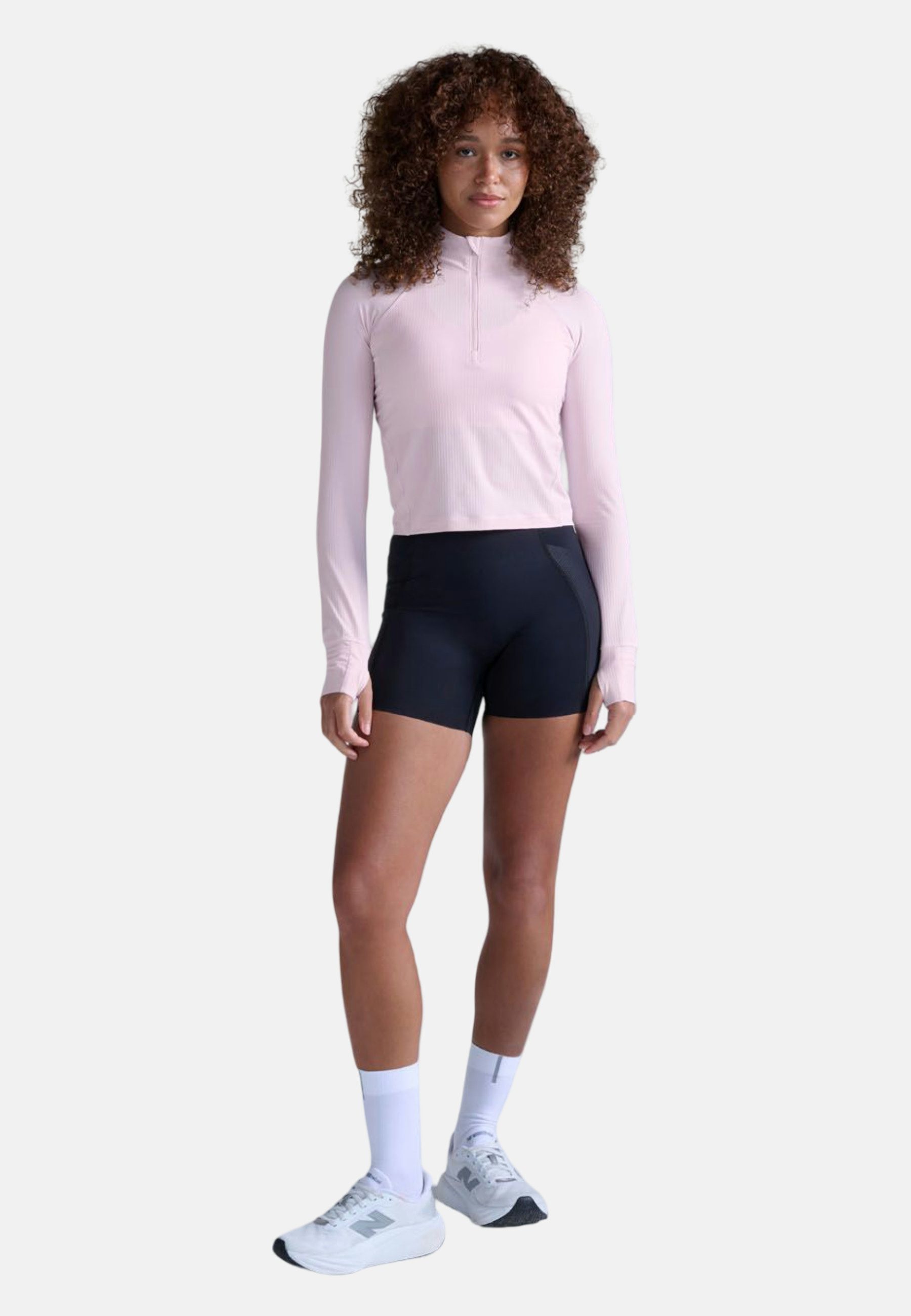 2xU Laufshirt Womens Aero Waffle 1/2 Zip (1-tlg)