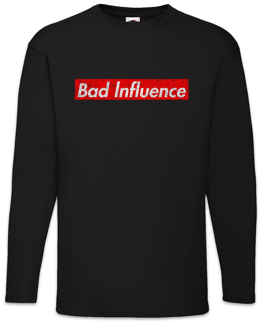 Langarmshirt Bad Influence Langarm T-Shirt Biker Club MC Rocker Adler Eagle