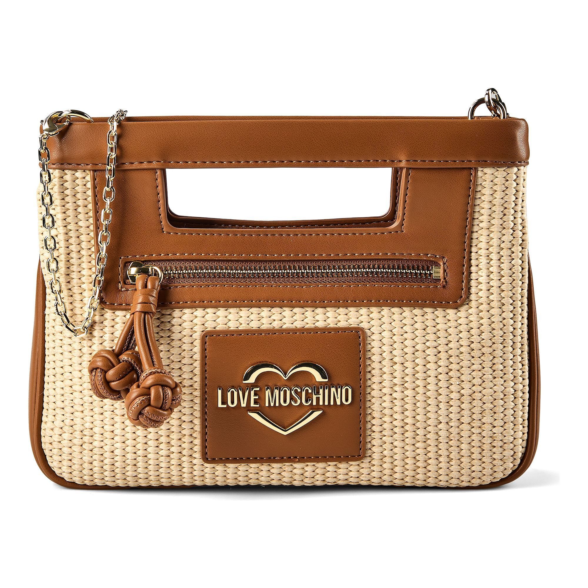 LOVE MOSCHINO Henkeltasche Straw Chic, Polypropylen
