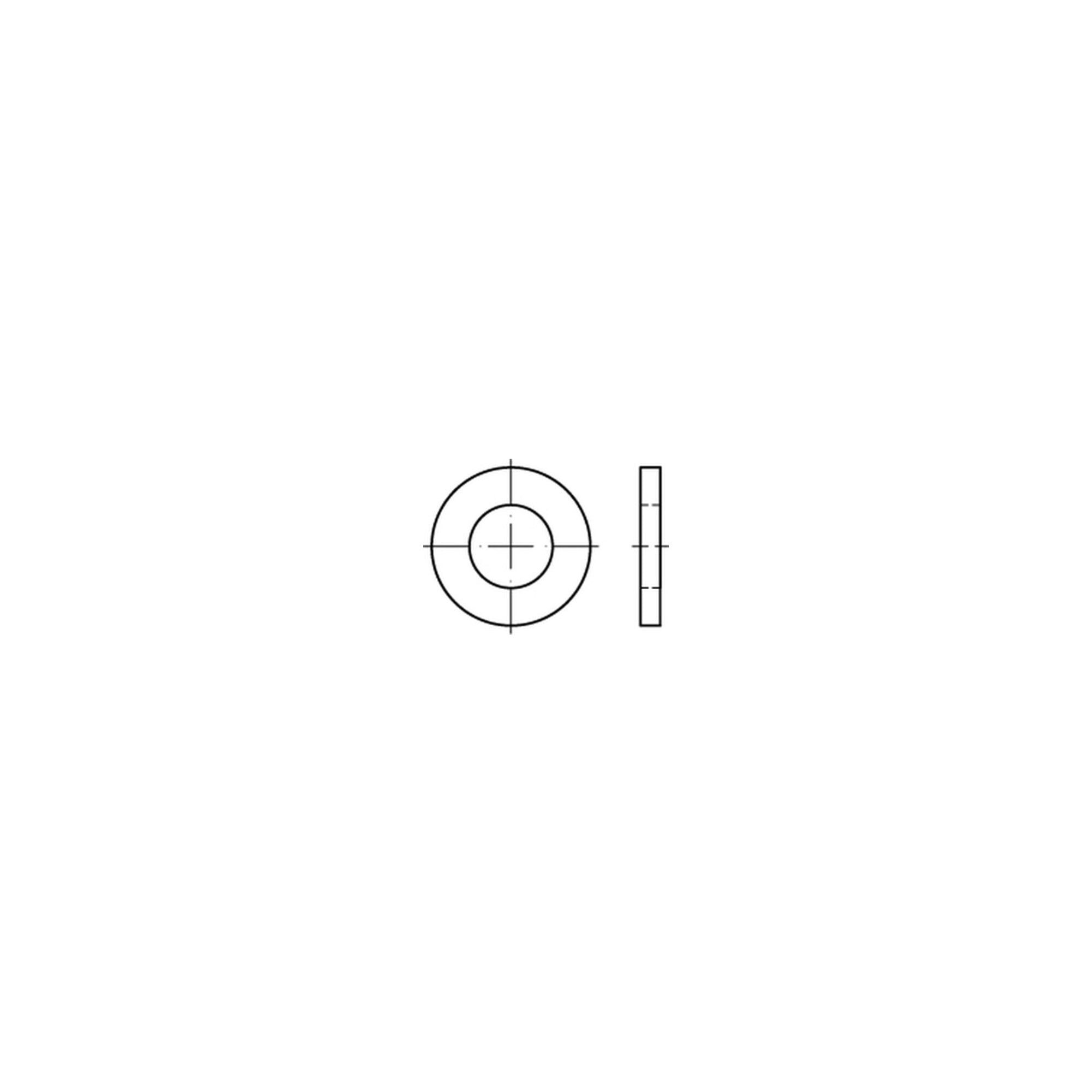 Contorion Unterlegscheibe DIN 1440 Flache Scheibe Edelstahl A2 14mm Produktklasse A 100 Stk