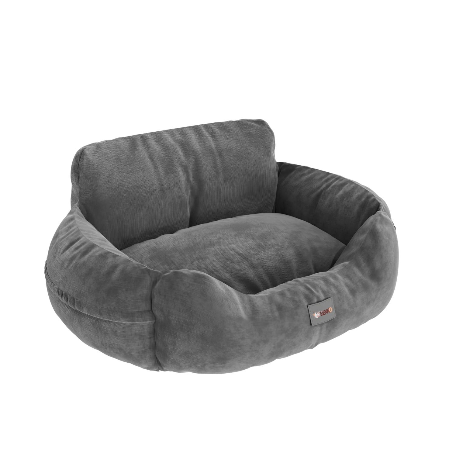 BENNO Tierbett Hundesitz BUDDY Auto 55x45x30 cm, waschbar, rutschfest, Polyester, Hundesitz BUDDY – quadratischer Autositz, waschbar, rutschfest von BENNO