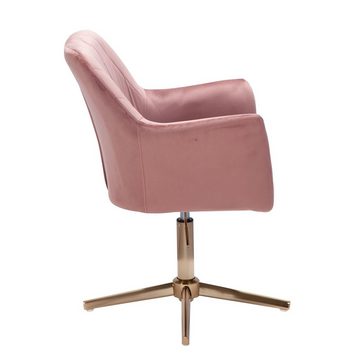 KADIMA DESIGN Loungesessel Sessel-Drehstuhl für dein Homeoffice: TANARO - mit Armlehnen, Armlehnen