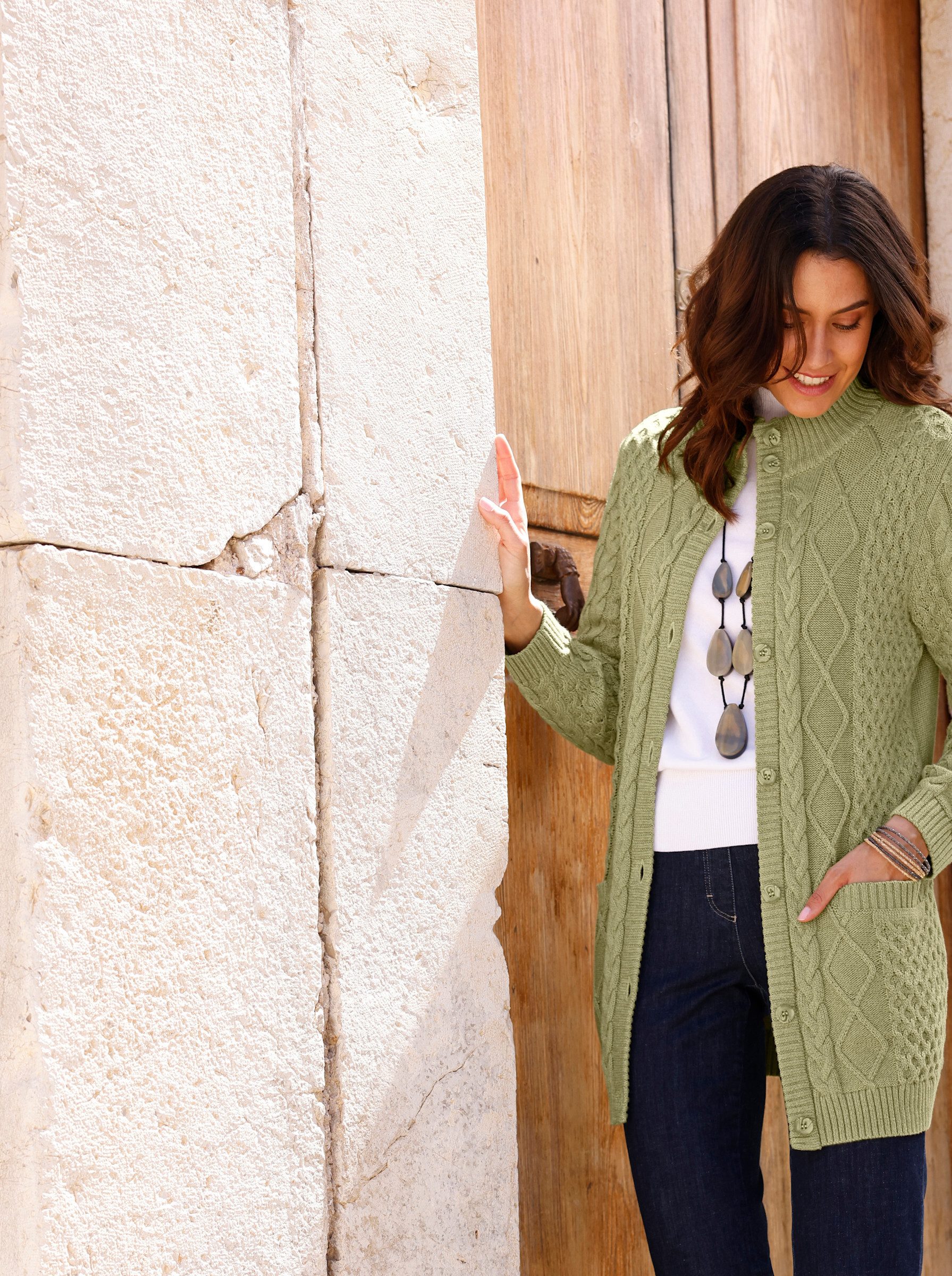 Witt Strickjacke Strickjacke Langarm
