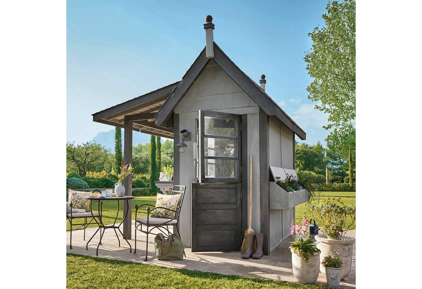 Thumbnail - Mirabeau Pavillon Gartenhaus Auboranges grau