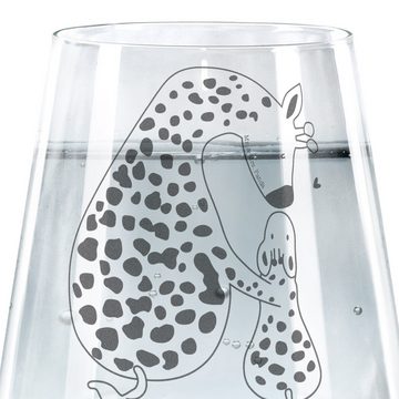 Mr. & Mrs. Panda Glas Giraffe Kind - Transparent - Geschenk, Spülmaschinenfeste Trinkglser, Premium Glas, Elegantes Design