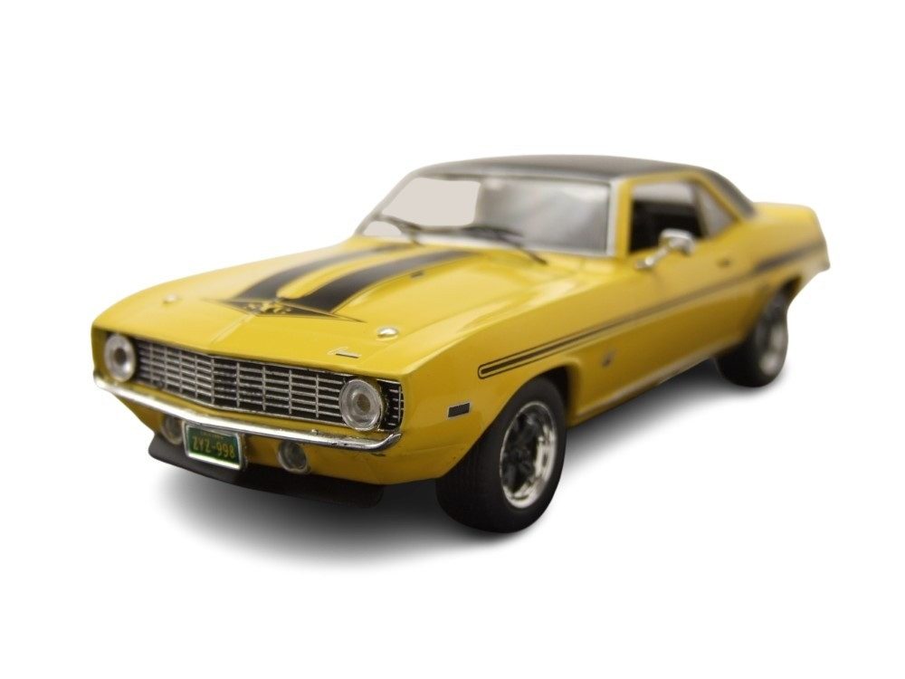 ixo Models Modellauto Chevrolet Camaro Yenko SYC 1969 gelb schwarz, Maßstab 1:43