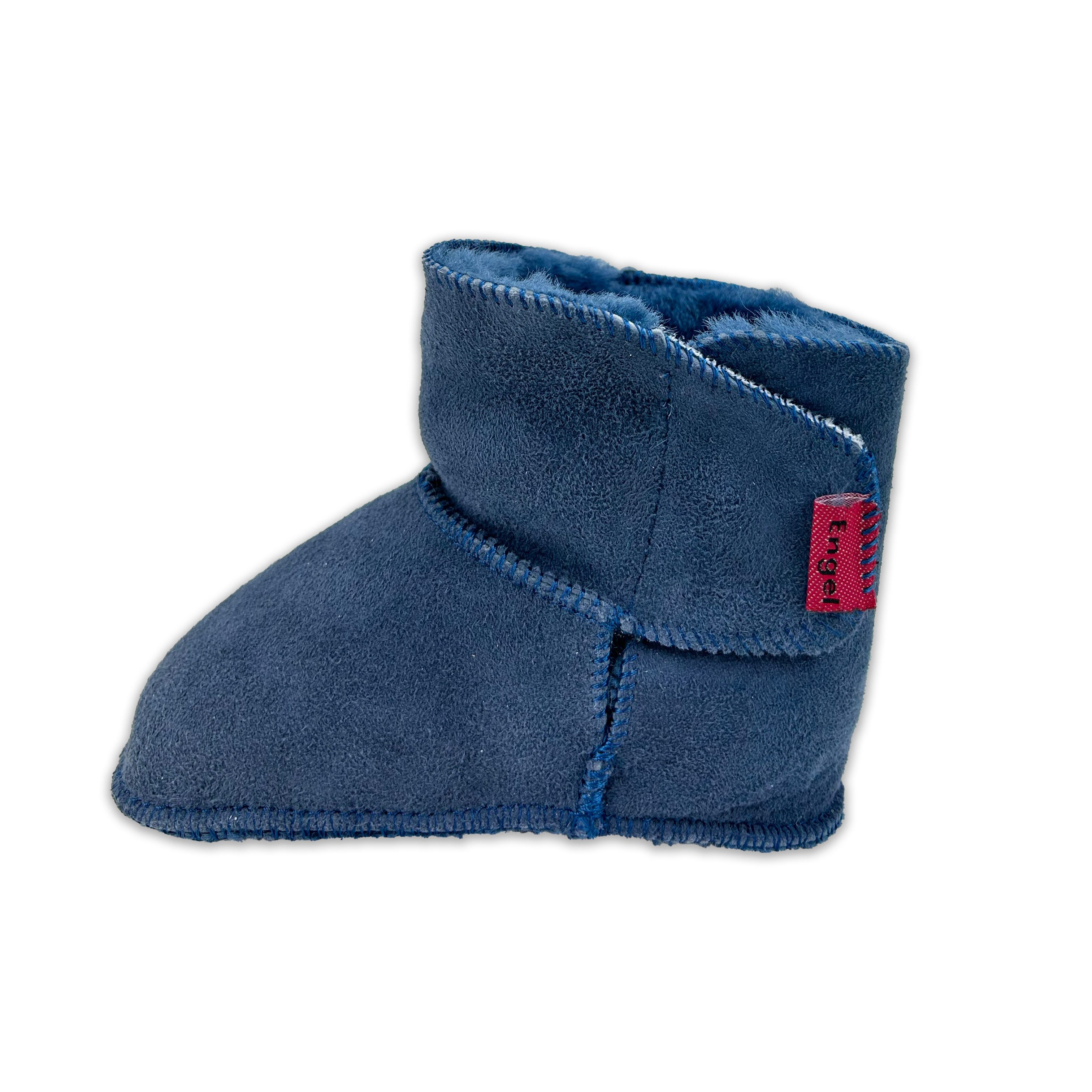 Reissner Lammfelle Babyschuhe Lammfell Modell LYON 1-Klett Babystiefel – Bild 2 von 5