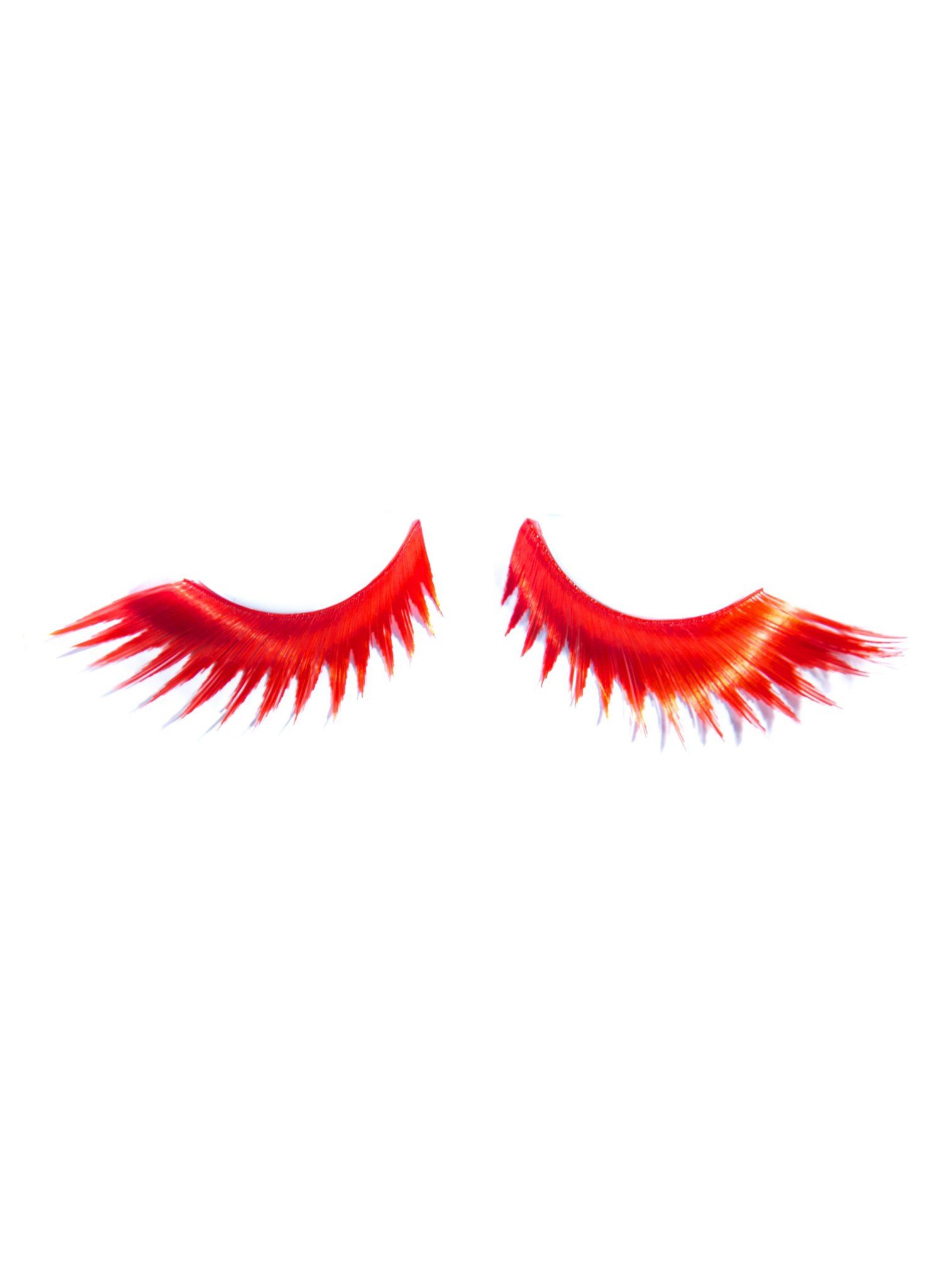 Maskworld Bandwimpern Red Alert Wimpern, Künstliche Wimpern für außergewöhnliche Augenblicke