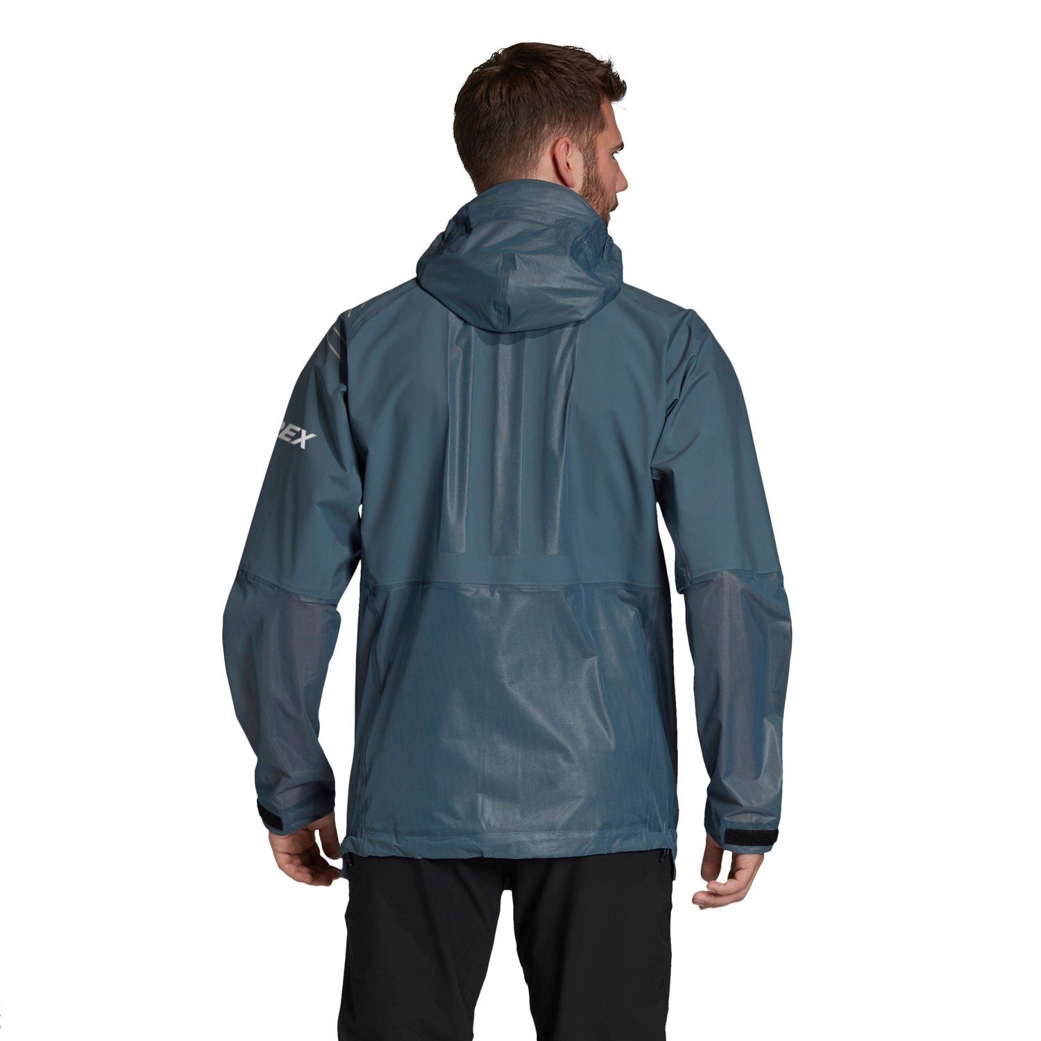 adidas Performance Funktionsjacke Regenjacke/ Übergangsjacke TERREX 3L Zupahike blaugrau Herren
