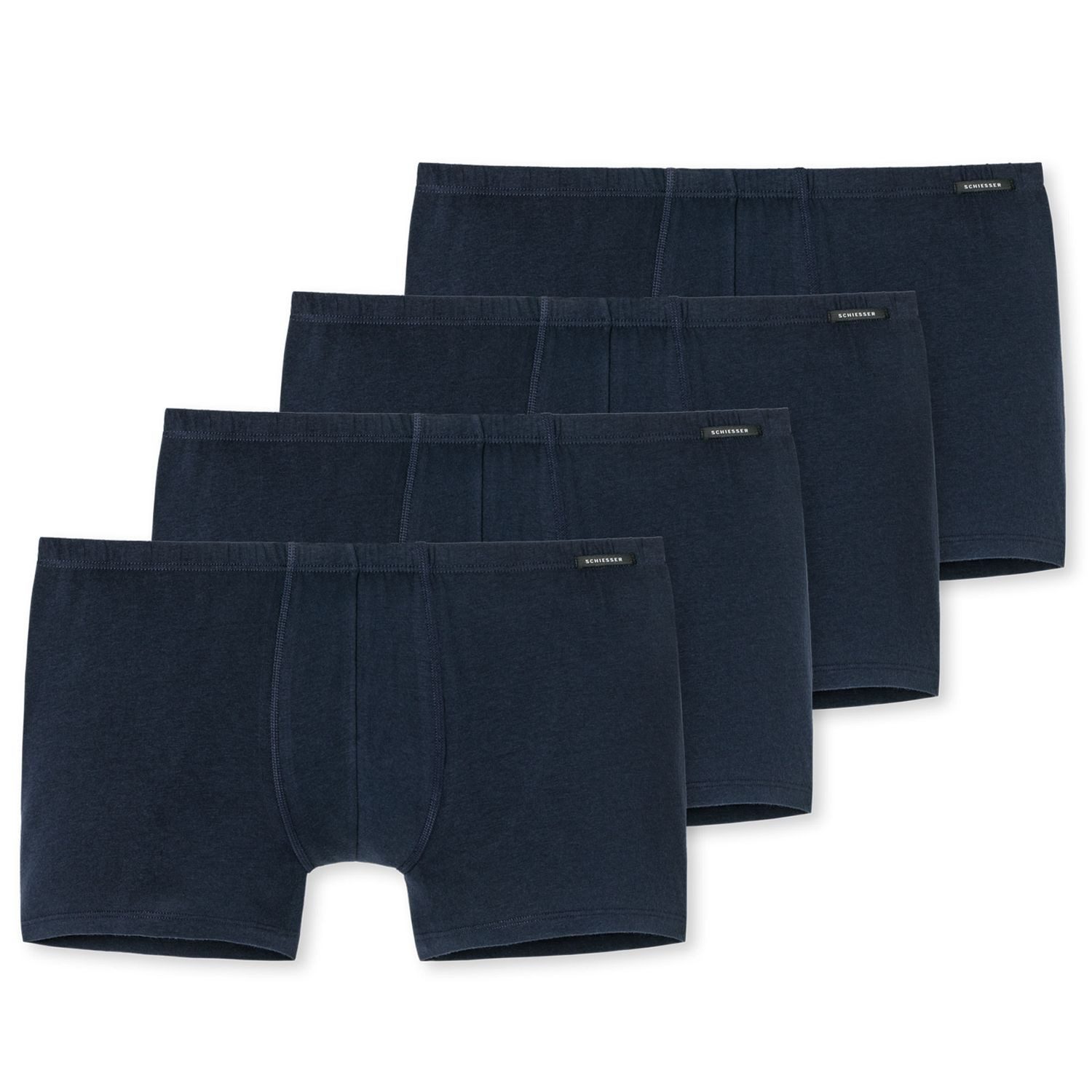 Schiesser Boxershorts Essentials (2-St) ohne Eingriff im 4er Pack günstig online kaufen