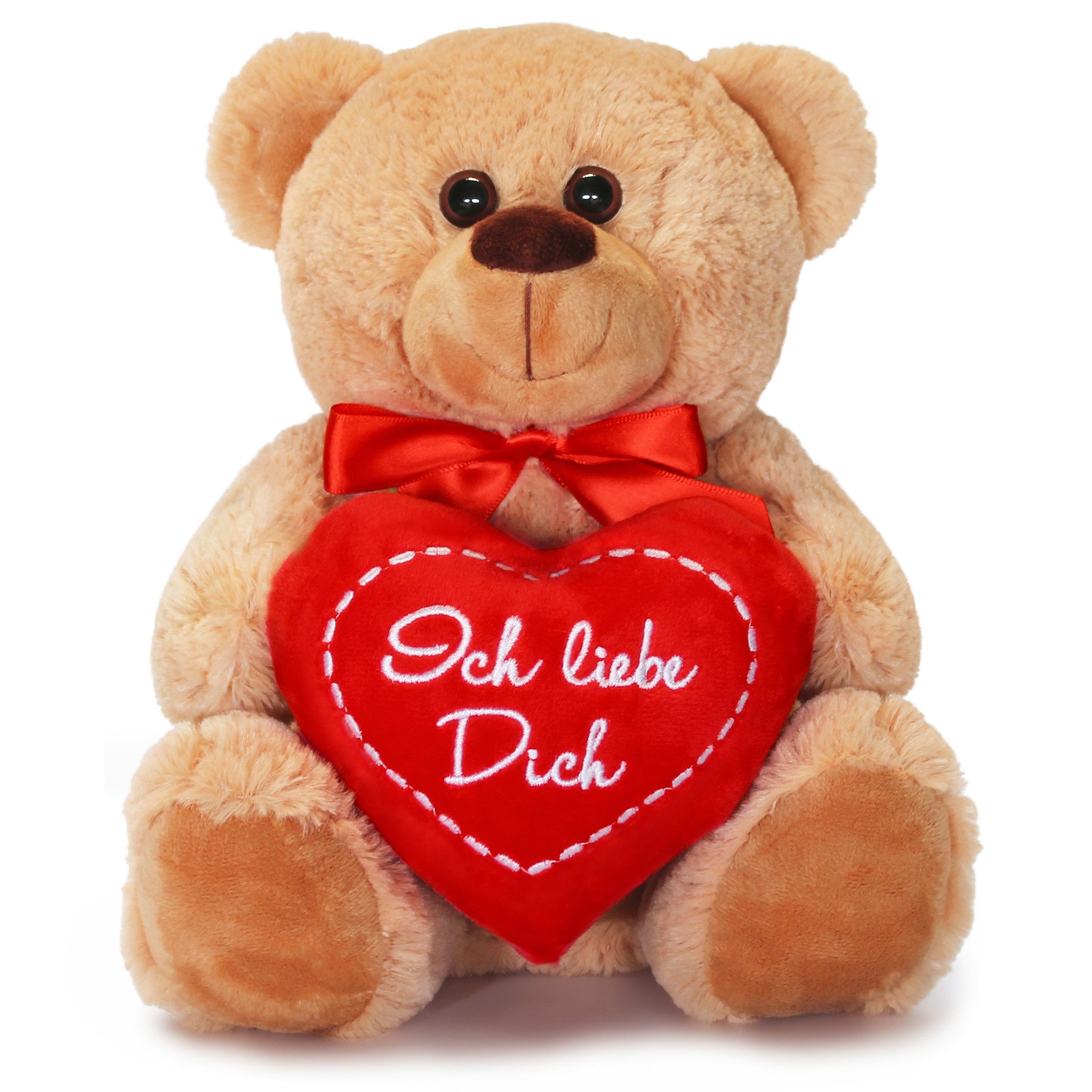 matches21 HOME & HOBBY Plüschfigur Teddybär mit Herz ICH LIEBE DICH Plüsch- günstig online kaufen
