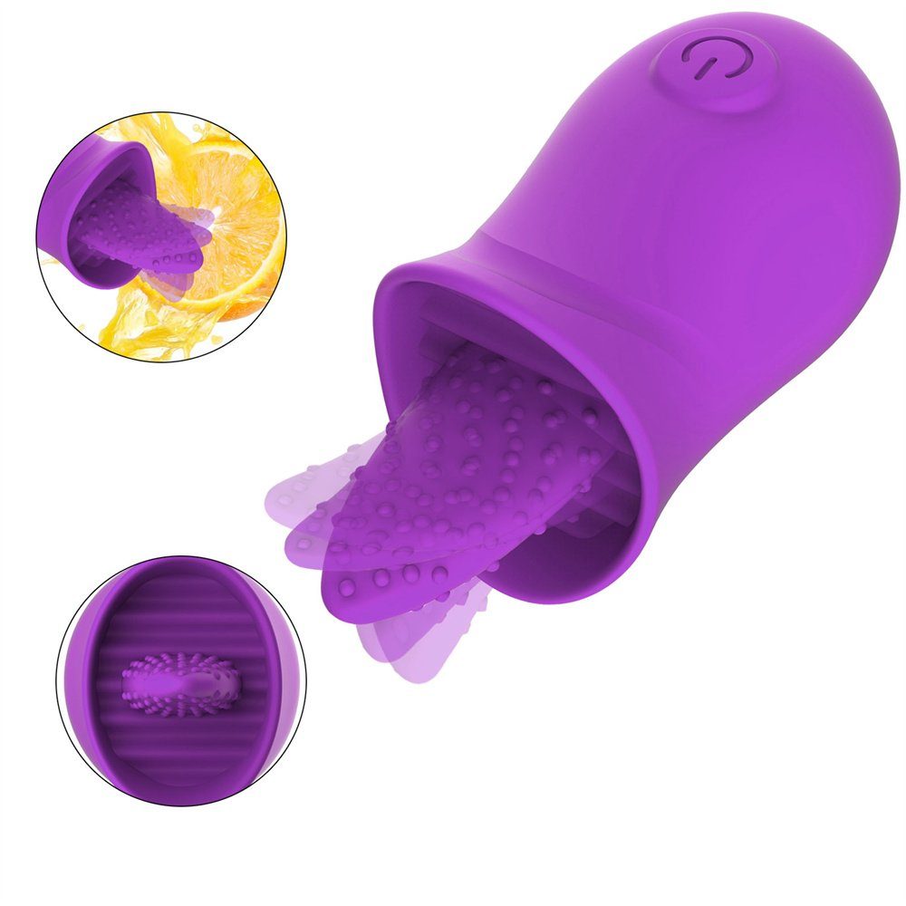 HOTFUN Dildo Vibrator Sexspielzeug Vibratoren für Frauen mit 10 Vibrationsfrequenz Lila