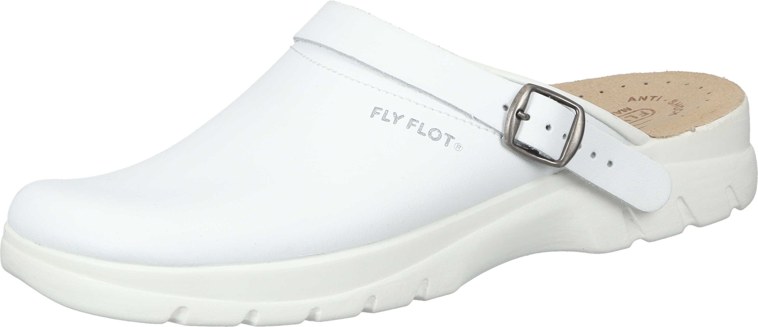 Fly Flot Pantoletten Pantoffel aus echtem Leder