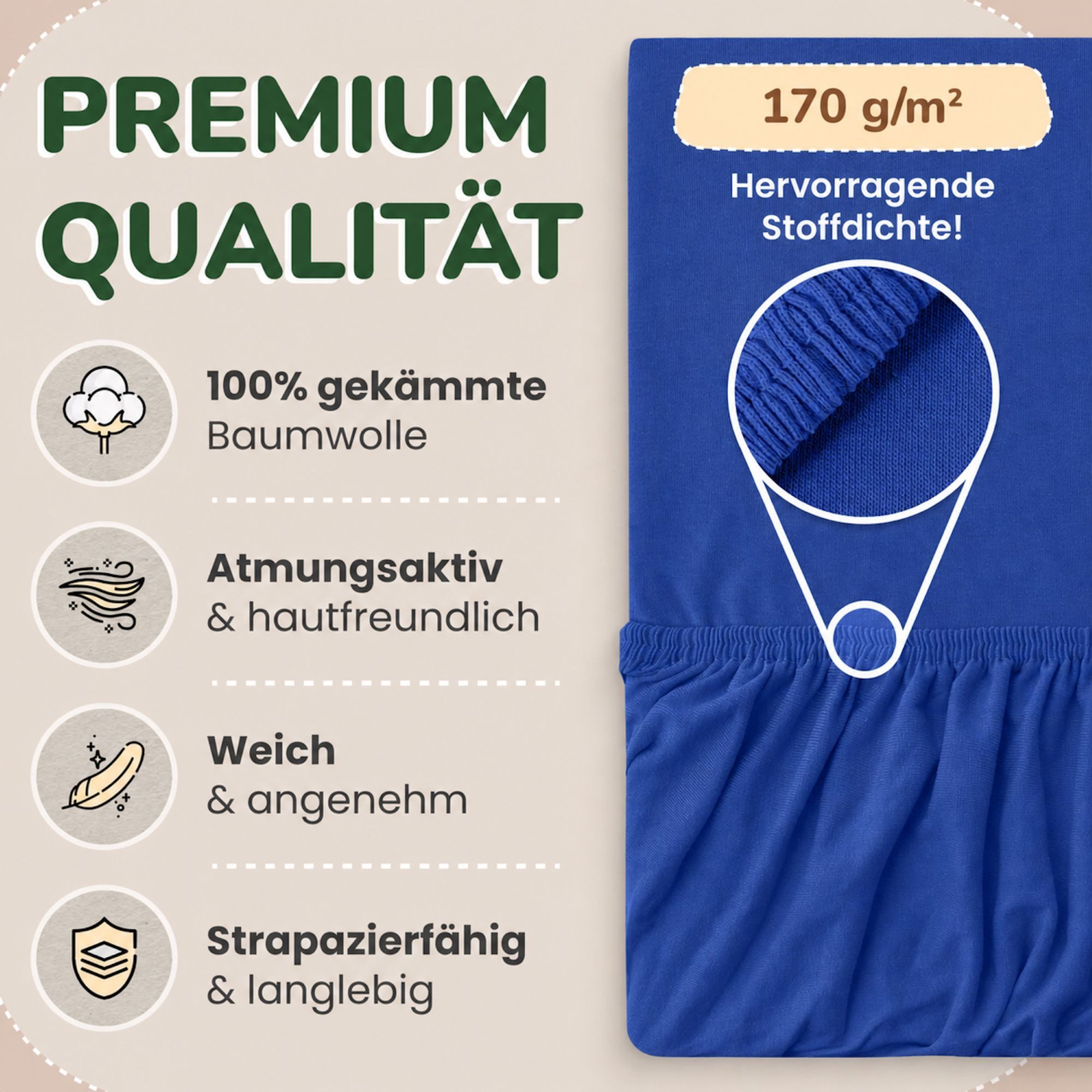 leevitex® Spannbettlaken für Kinderbetten, 1er-Set, 70 x 140 cm, Steghöhe 15 cm, Jersey, Gummizug: rundum, (1 Stück), verschiedene Farben, OEKO-TEX® STANDARD 100 zertifiziert