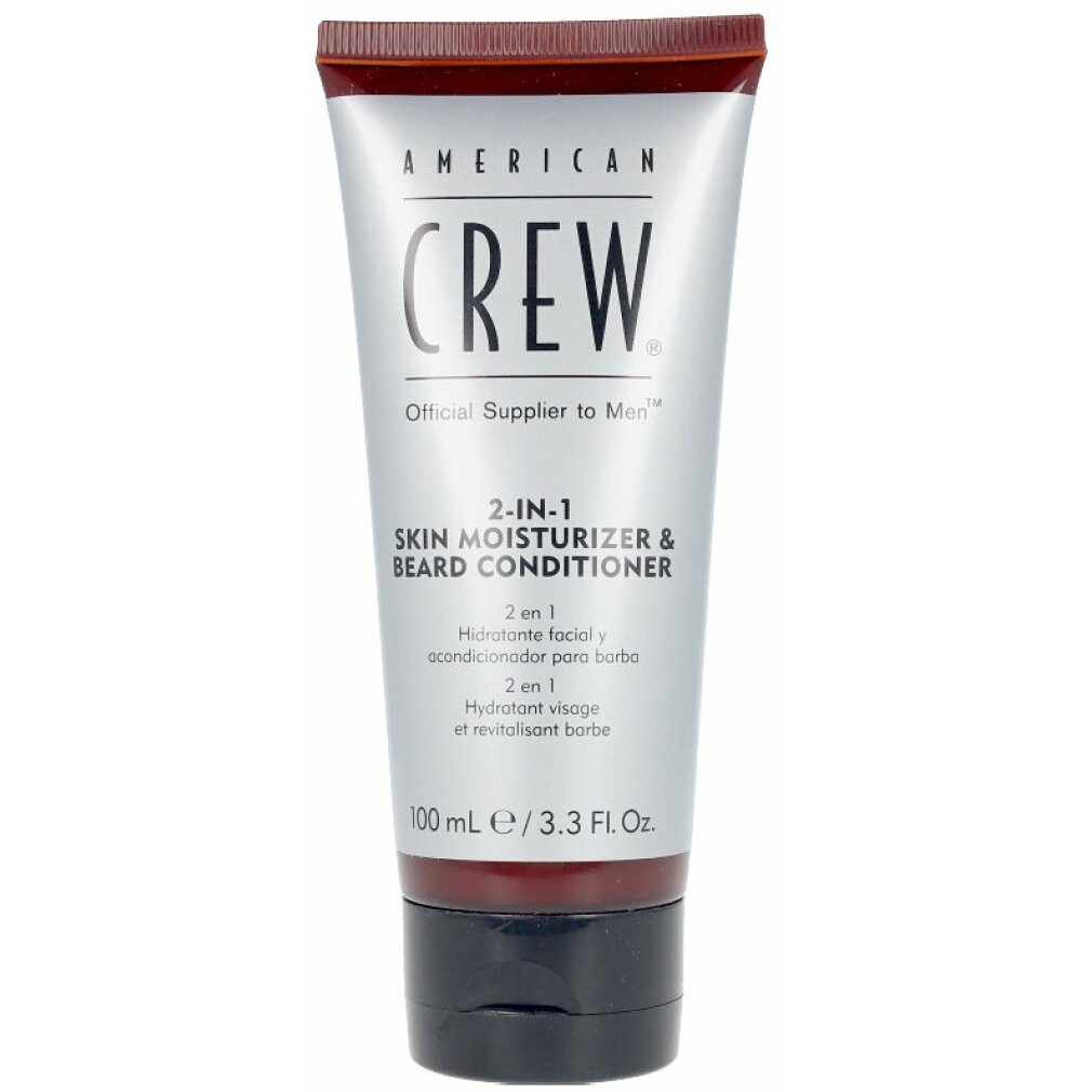 AMERICAN Nachtcreme American Crew 2-in-1 Moisturiser & 100ml Beard Conditioner