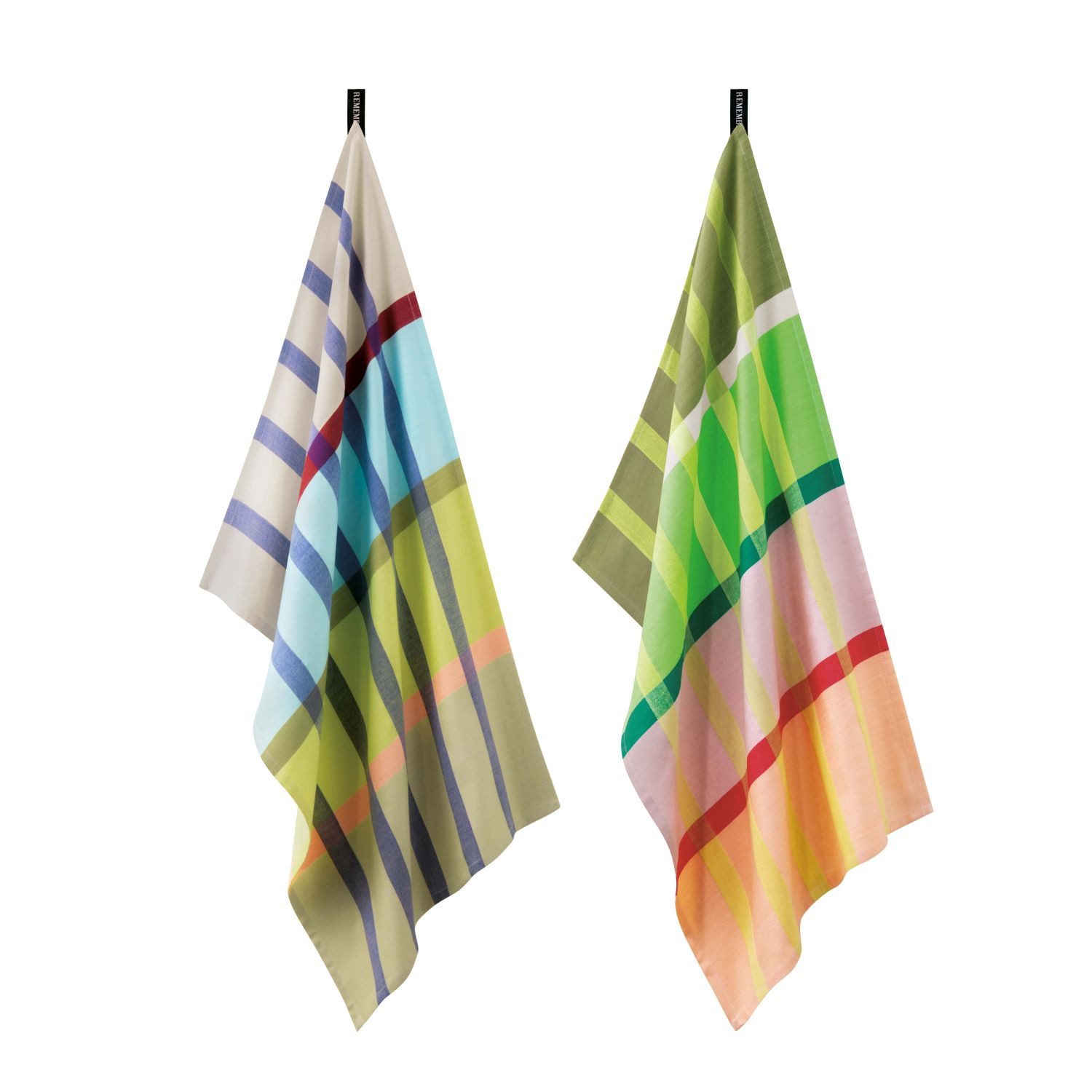 Remember Geschirrtuch Set Nr. 24 2-teilig, (2-tlg)