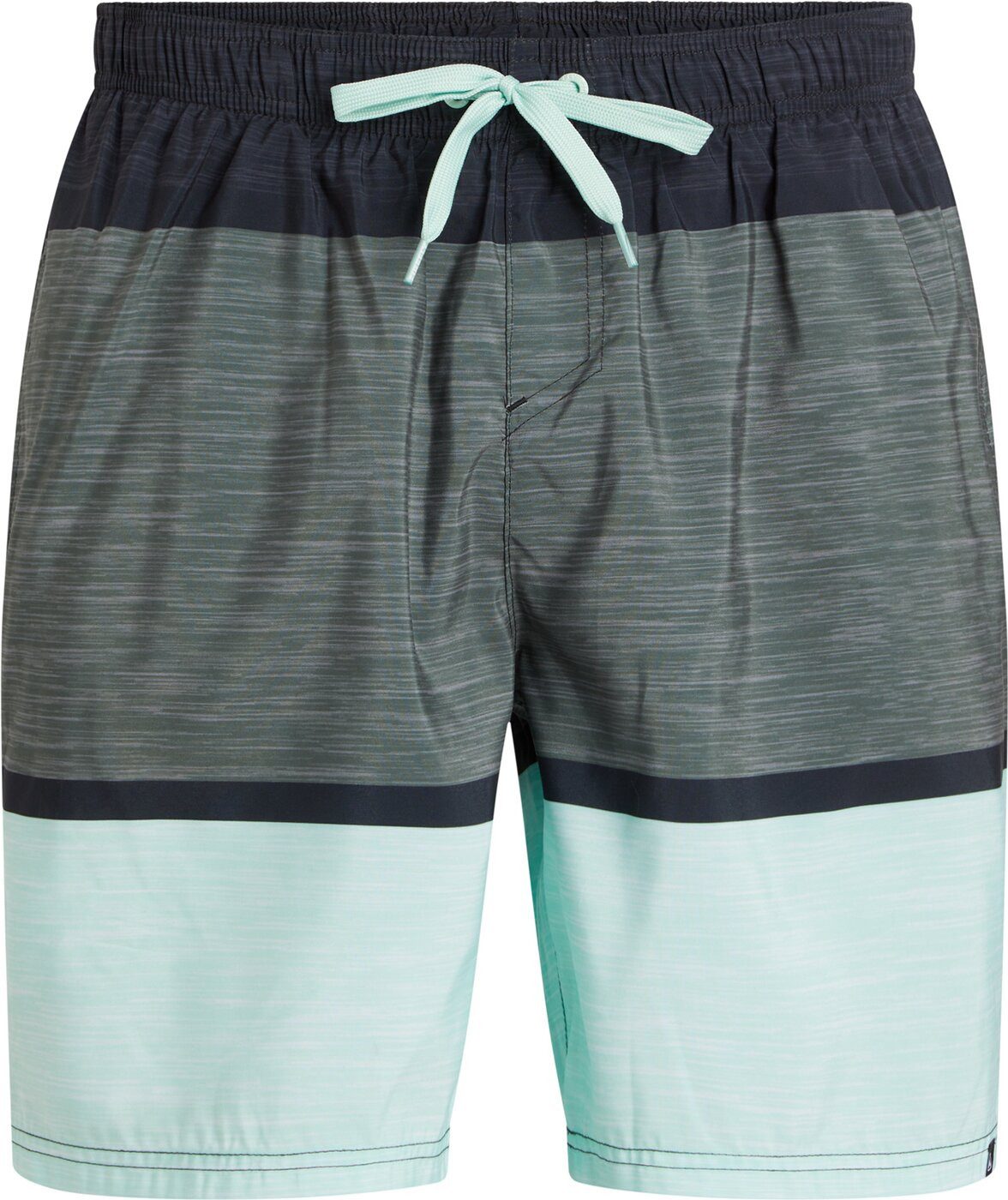 FIREFLY Badehose He.-Badeshorts Lario M Melange Stripe GREEN DARK