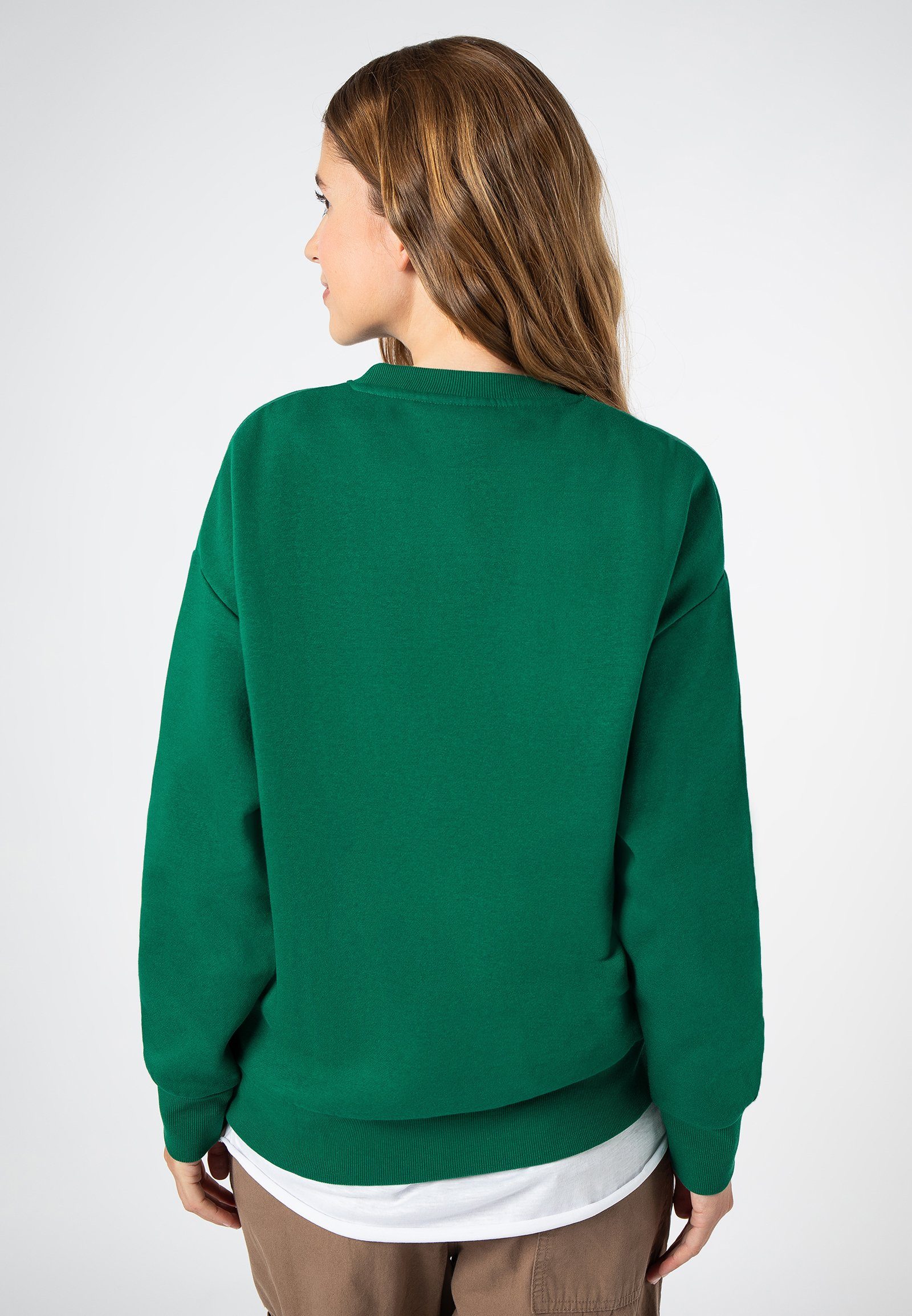 green Sweatshirt Sweatshirt Eight2Nine College Style