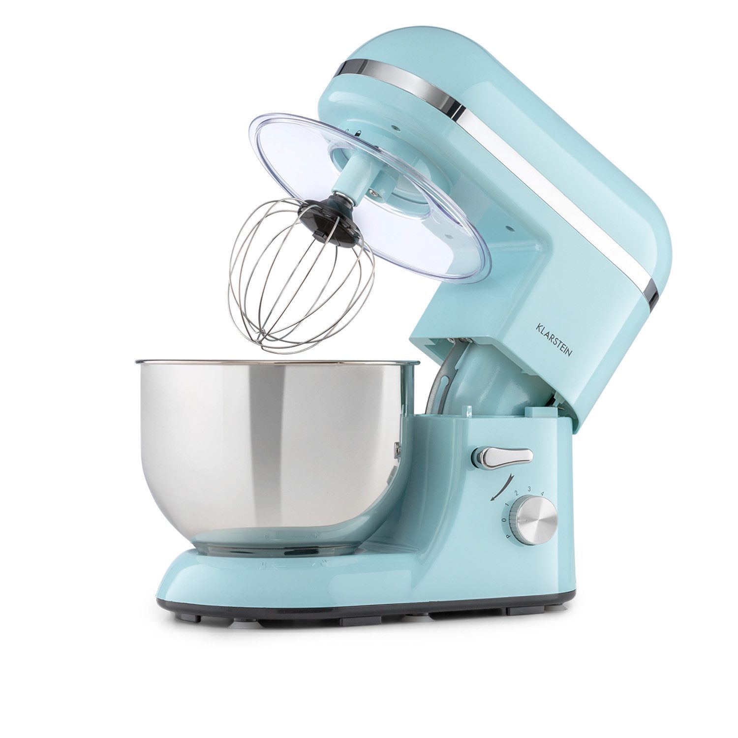 Klarstein Küchenmaschine mit Kochfunktion, 2000 W, 5.2 l Schüssel, Knetmaschine Teigmaschine Teigknetmaschine Rührmaschine Standmixer