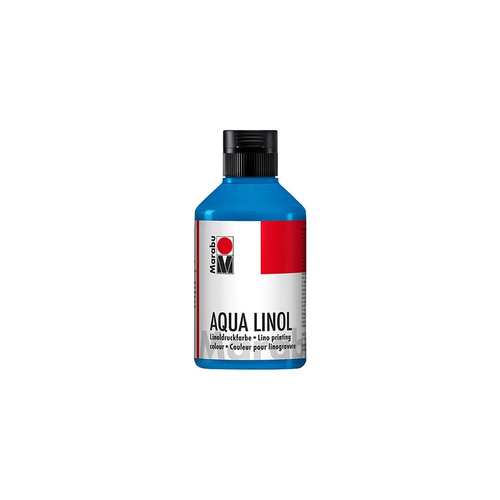 Marabu Aquarellstifte Marabu Aqua Linoldruckfarbe mittelblau 052 250ml