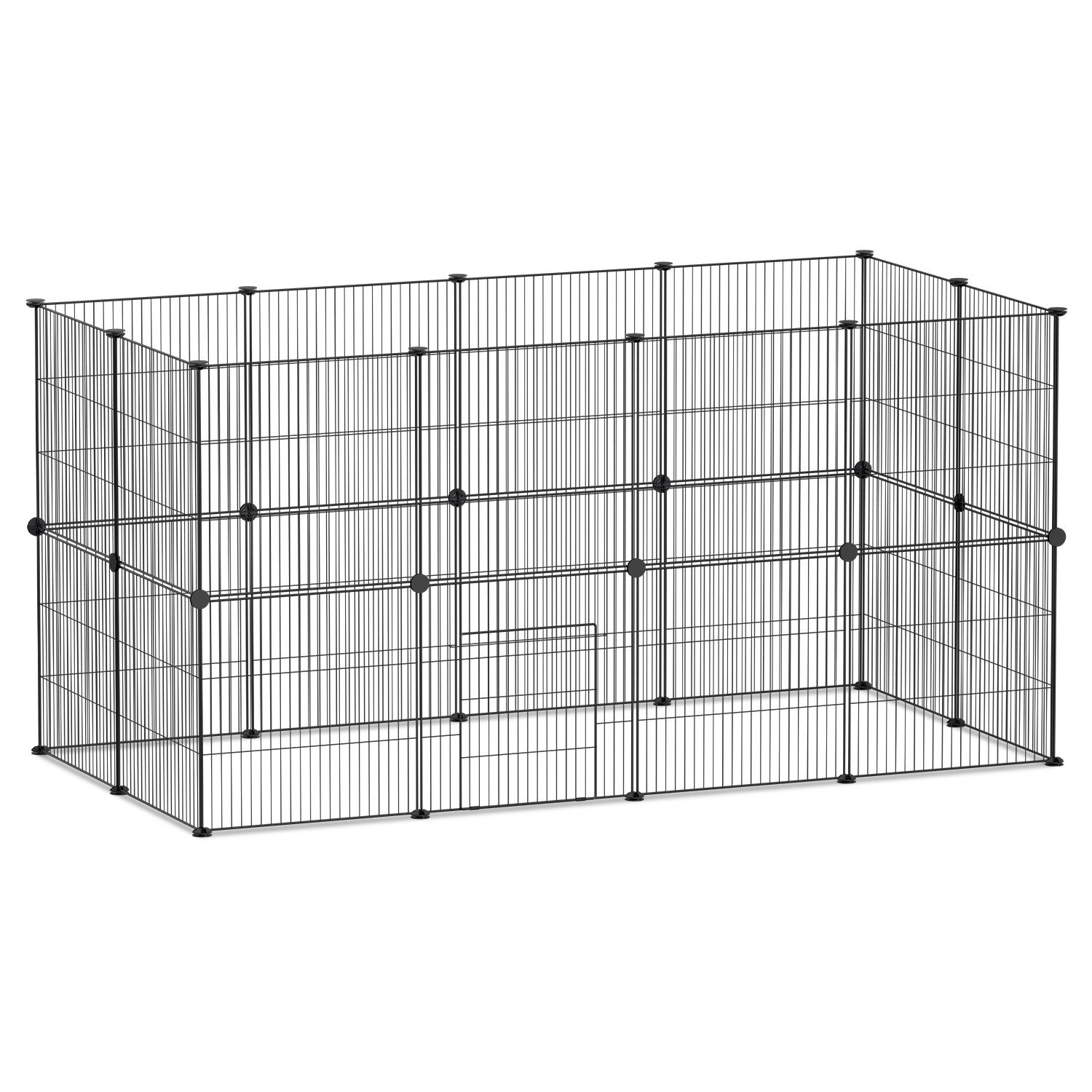 Clanmacy Freigehege Freigehege DIY Hamster Welpenauslauf Laufgitter 24Stück 35x35cm