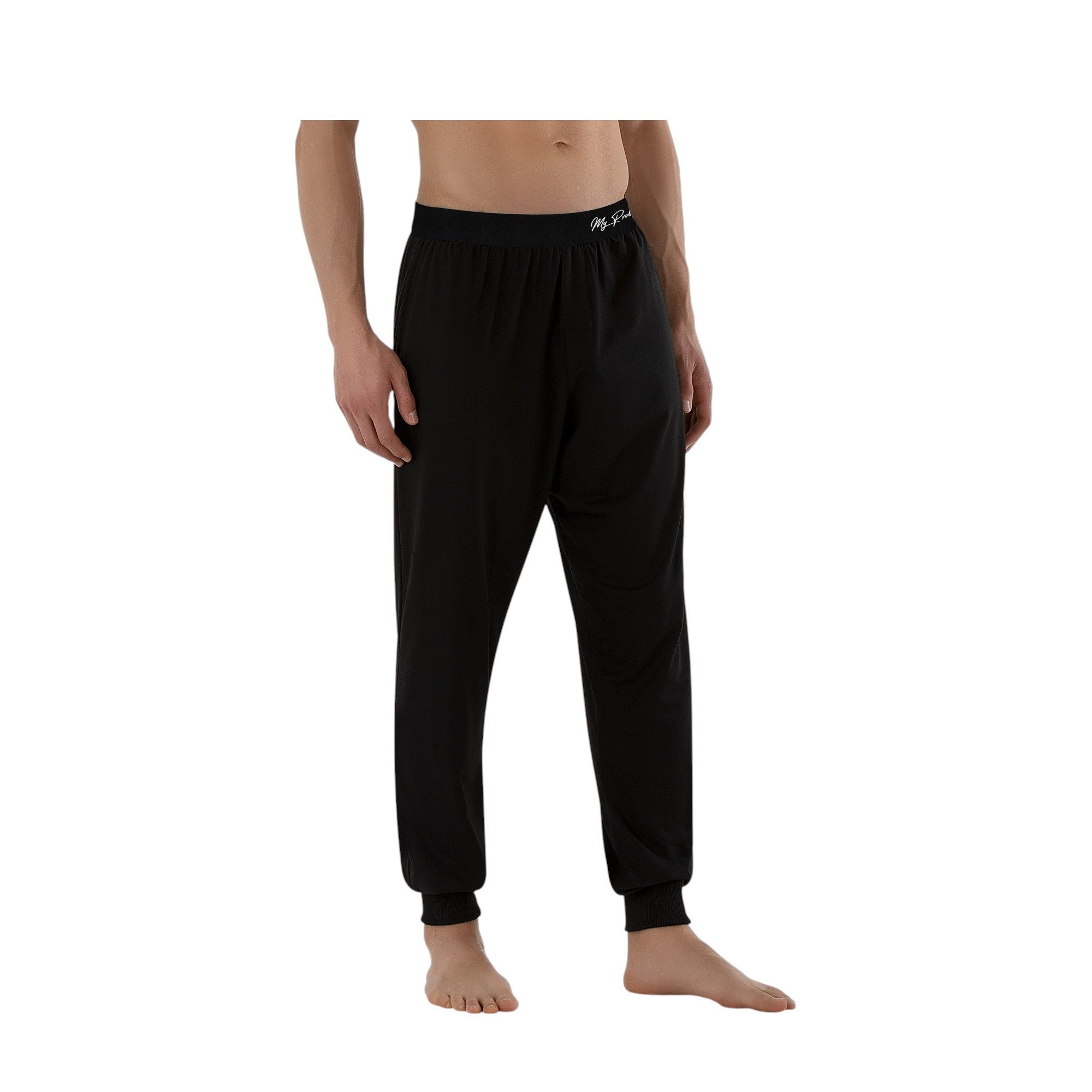 Pyjamahose Herren Jogginghose Schlafanzughose – Lange Pyjamahose aus Baumwolle