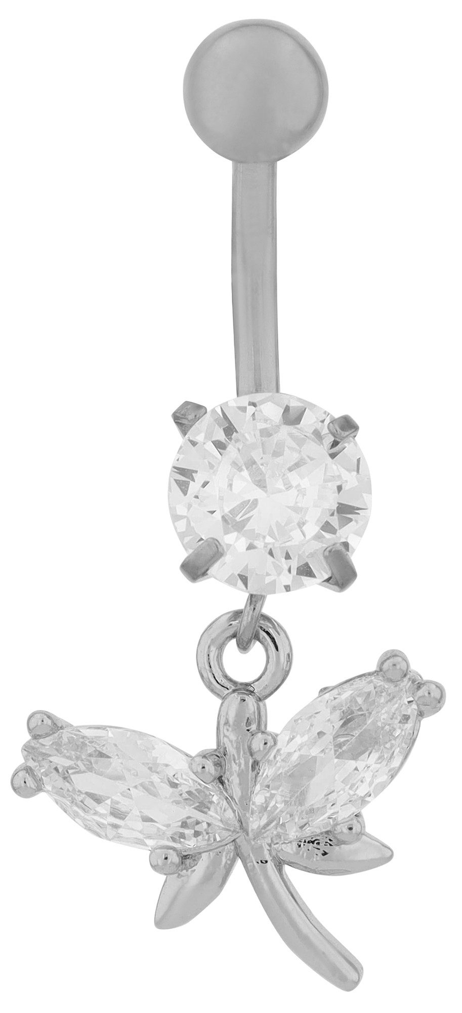 Bauchnabelpiercing Zirkonia