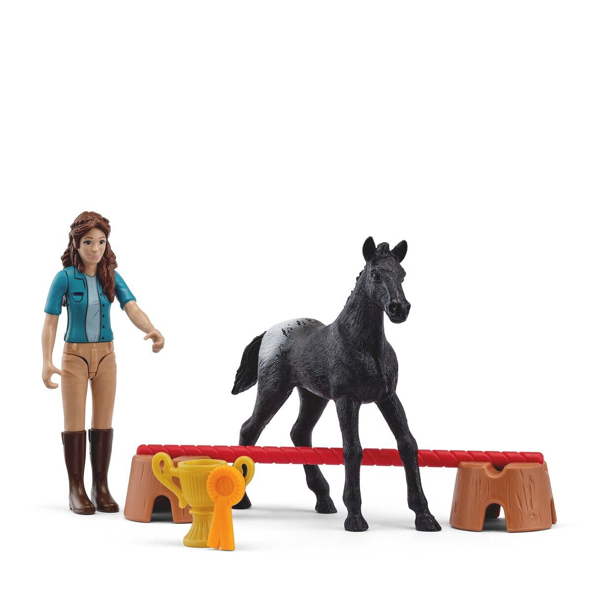 Schleich® Spielwelt POCKET SET, Turniersieg mit Flocke (81539), (10-tlg)