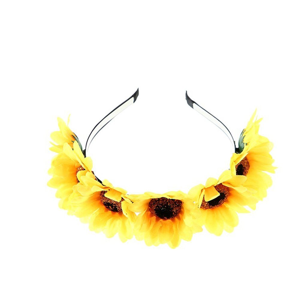 Blusmart Haarspange Modisches Sonnenblumen-Haarband, Exquisiter Haar-Styling-Reifen fg71-1 Stirnband